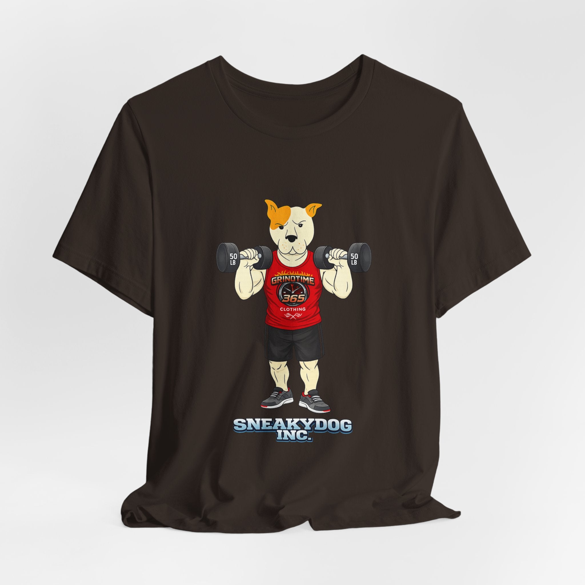 Sneakydog Inc. Workout Red GT365 Graphic — Vintage Short Sleeve T-Shirt