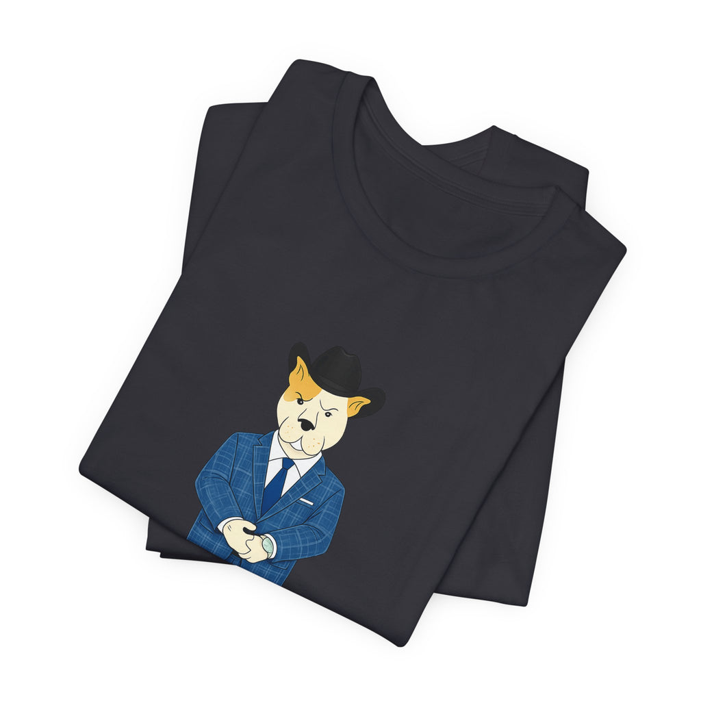 Sneakydog Inc. Cowboy Suit Graphic — Vintage Short Sleeve T-Shirt
