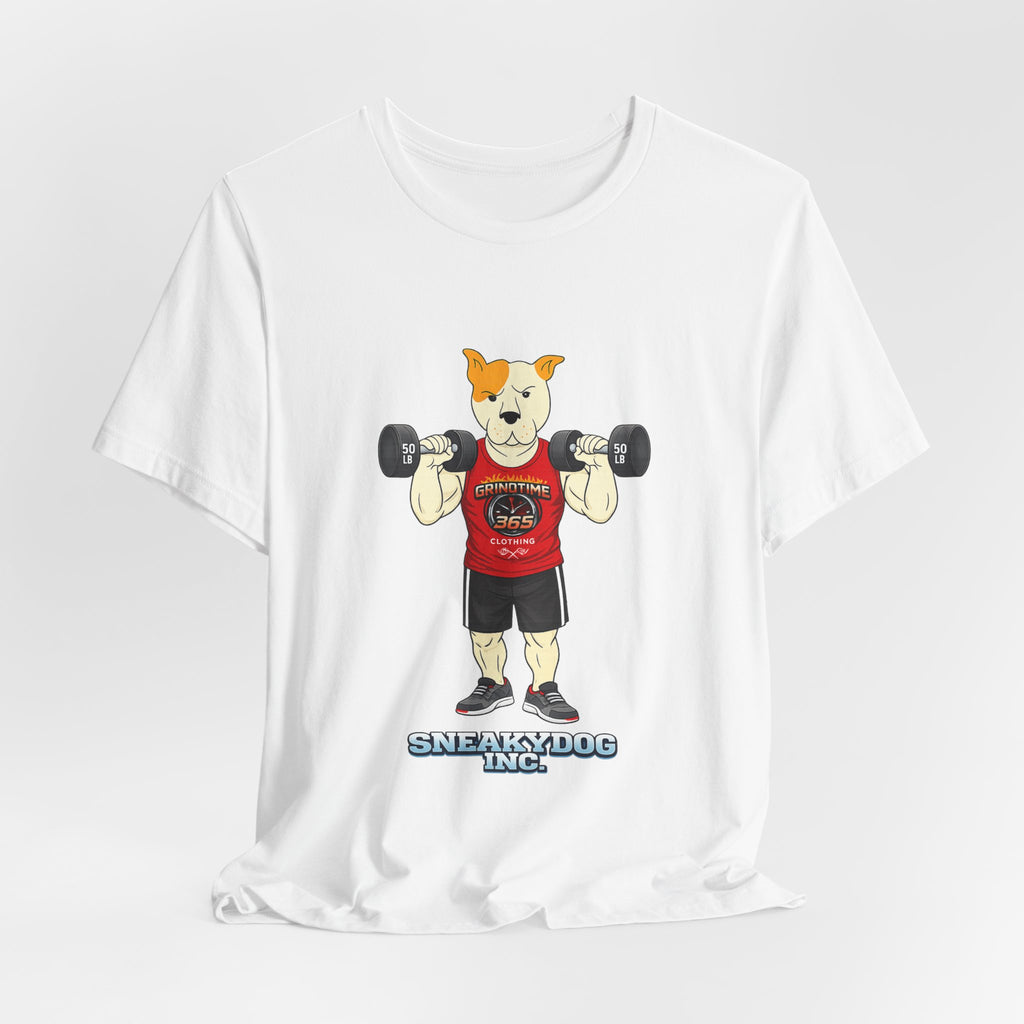 Sneakydog Inc. Workout Red GT365 Graphic — Vintage Short Sleeve T-Shirt