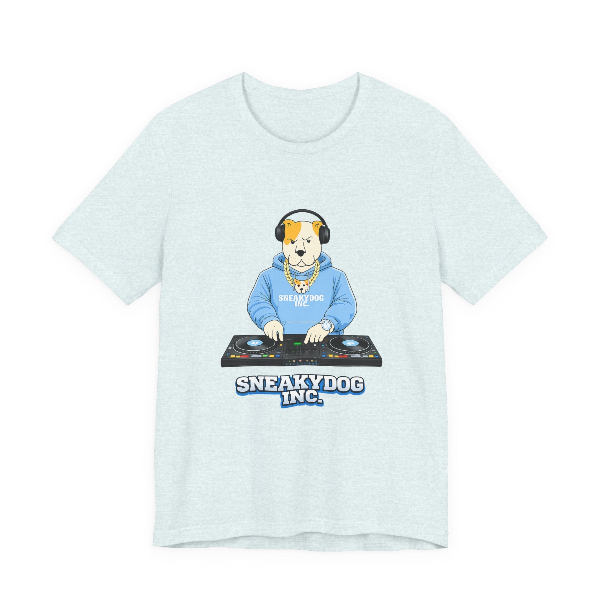 Sneakydog Inc. DJ Graphic — Vintage Short Sleeve T-Shirt