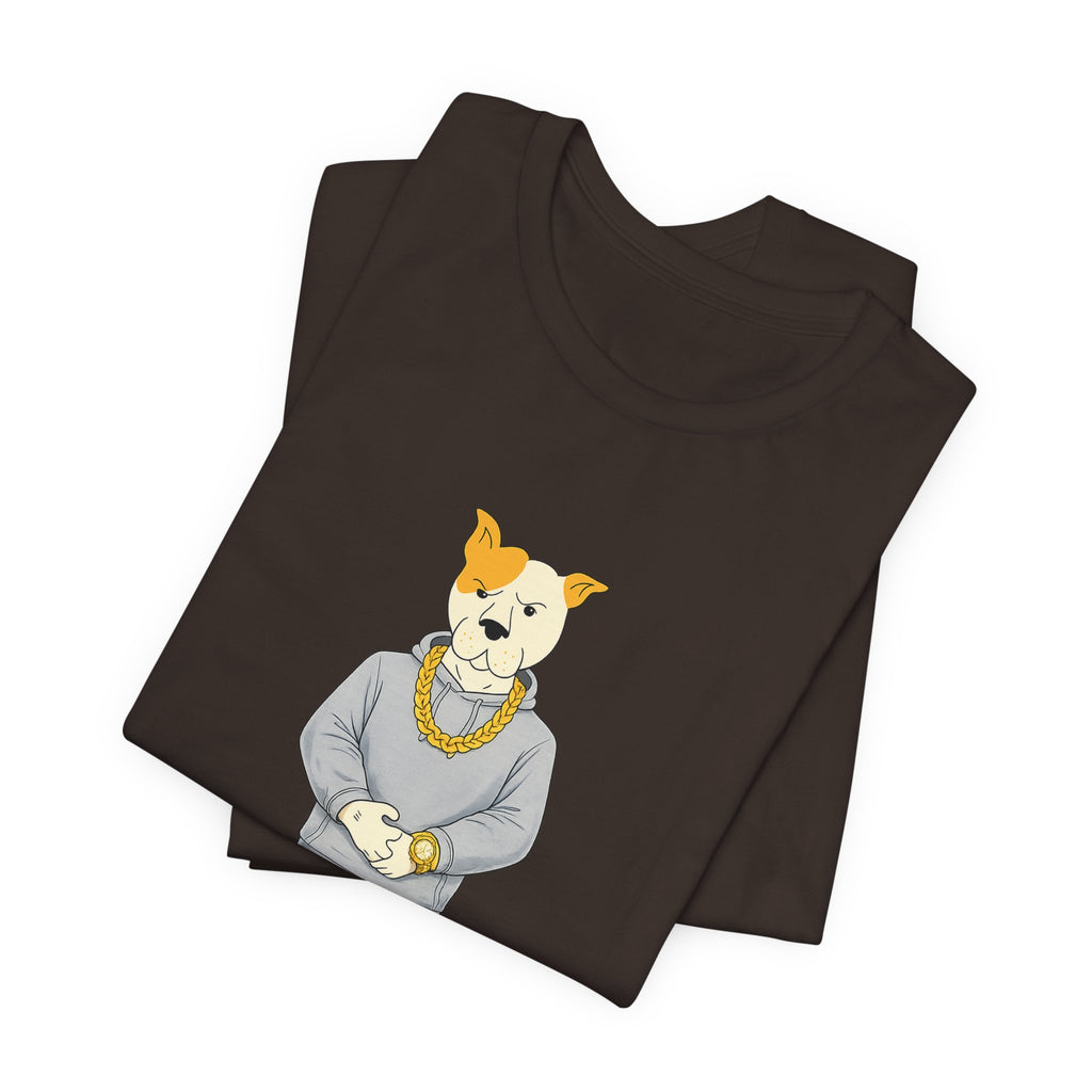 Sneakydog Inc. Grey Hoodie — Vintage Short Sleeve T-Shirt