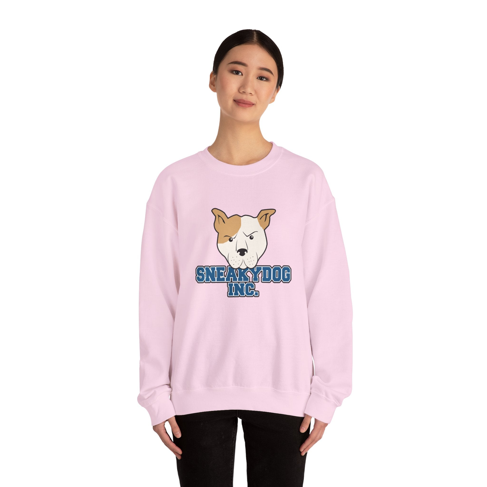 Sneakydog Inc. Main logo Crewneck Sweatshirt – Vintage Athletic Graphic