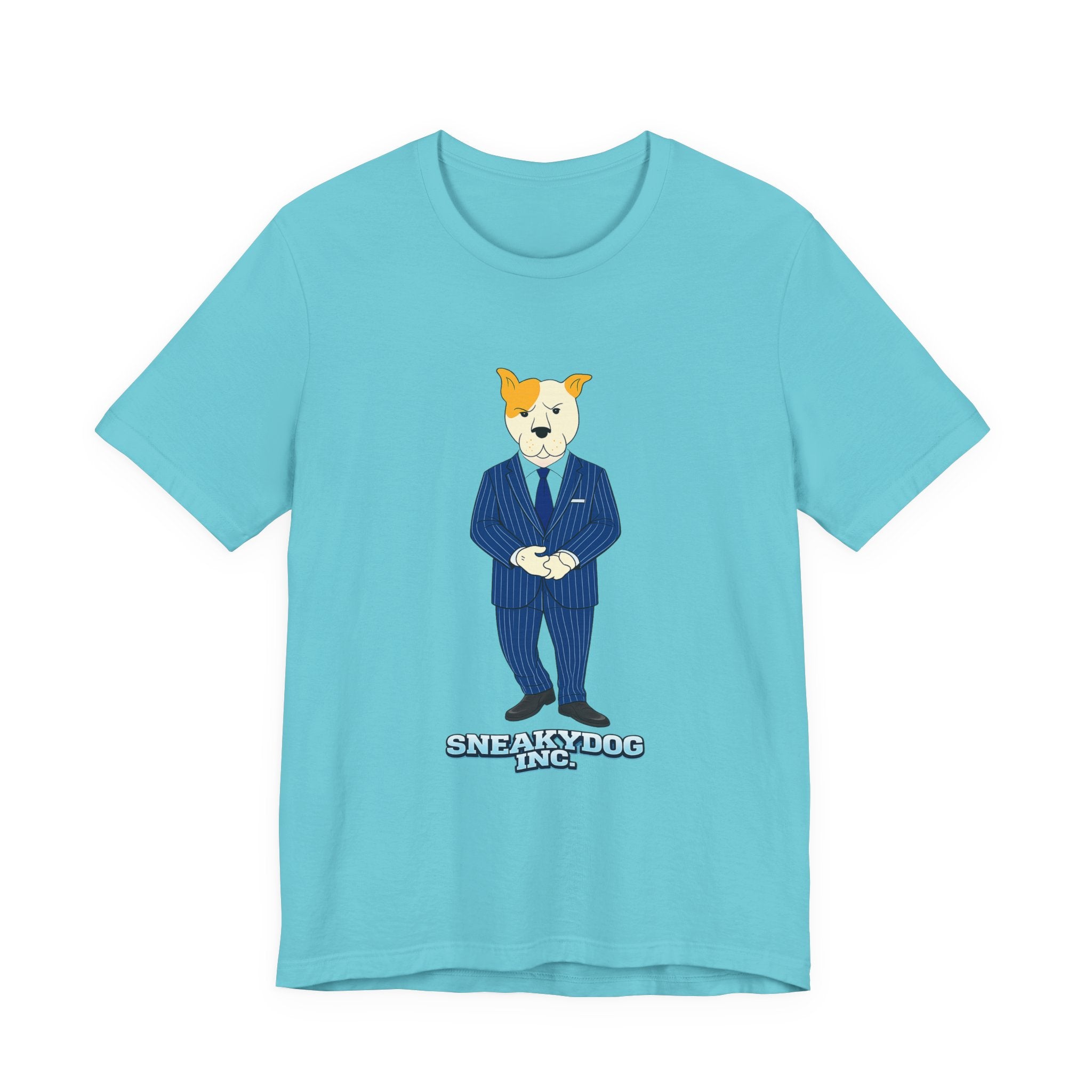 Sneakydog Inc. CEO Suit Graphic — Vintage Short Sleeve T-Shirt