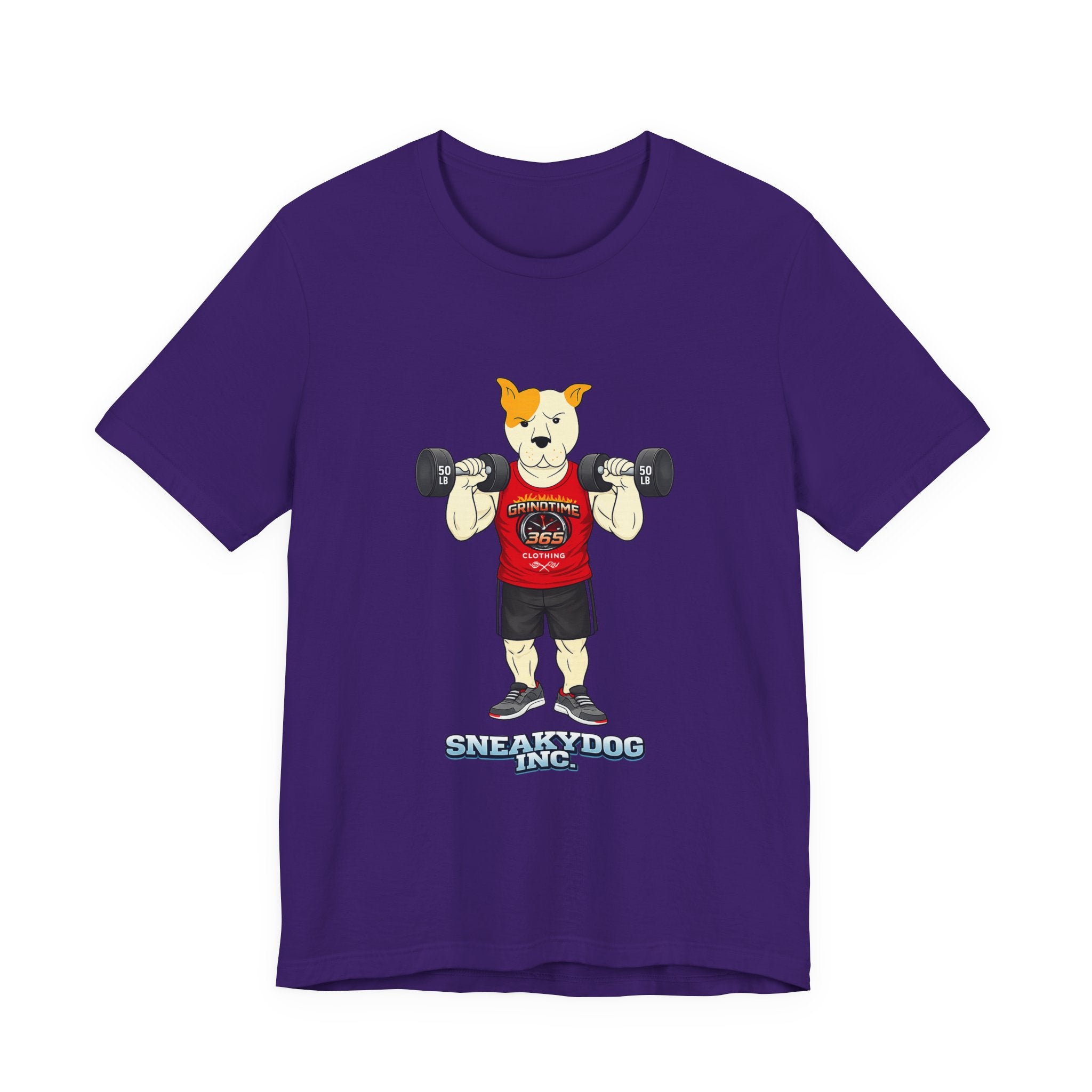 Sneakydog Inc. Workout Red GT365 Graphic — Vintage Short Sleeve T-Shirt
