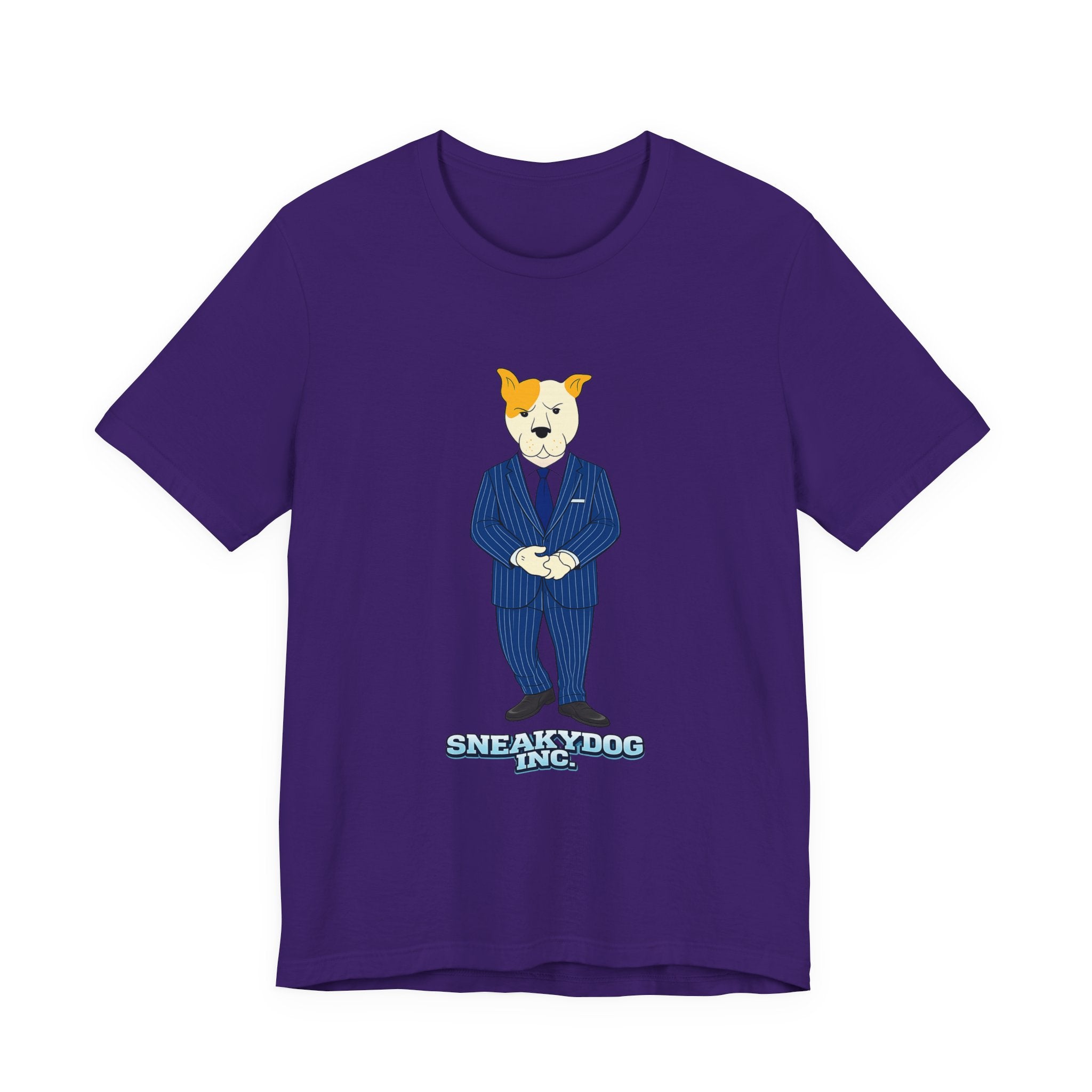 Sneakydog Inc. CEO Suit Graphic — Vintage Short Sleeve T-Shirt