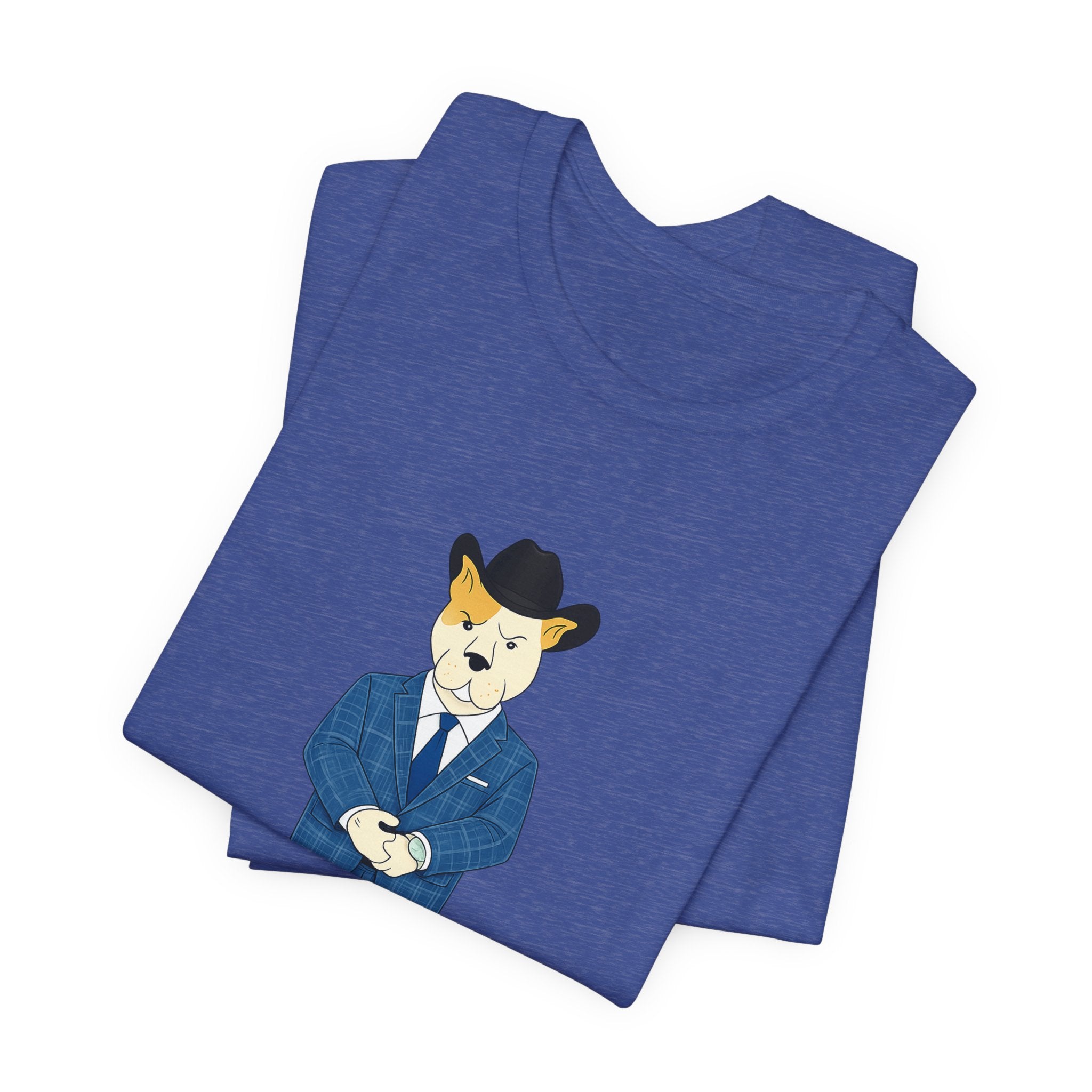 Sneakydog Inc. Cowboy Suit Graphic — Vintage Short Sleeve T-Shirt