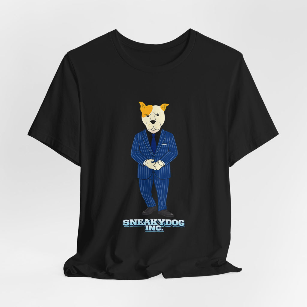 Sneakydog Inc. CEO Suit Graphic — Vintage Short Sleeve T-Shirt