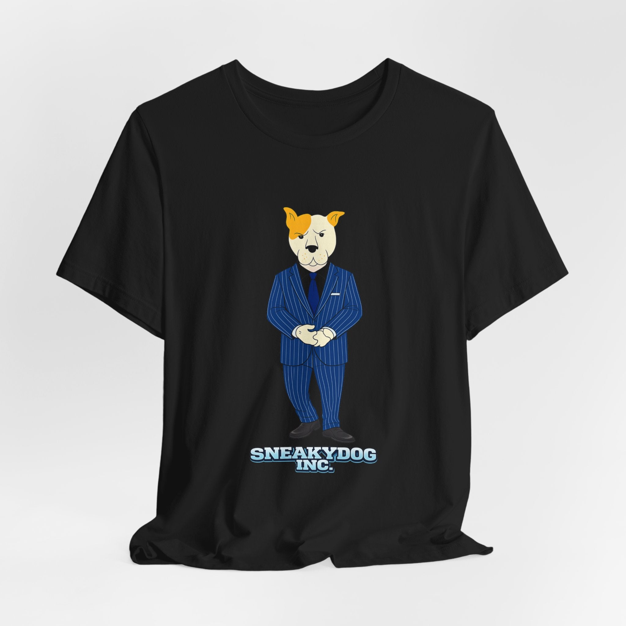 Sneakydog Inc. CEO Suit Graphic — Vintage Short Sleeve T-Shirt