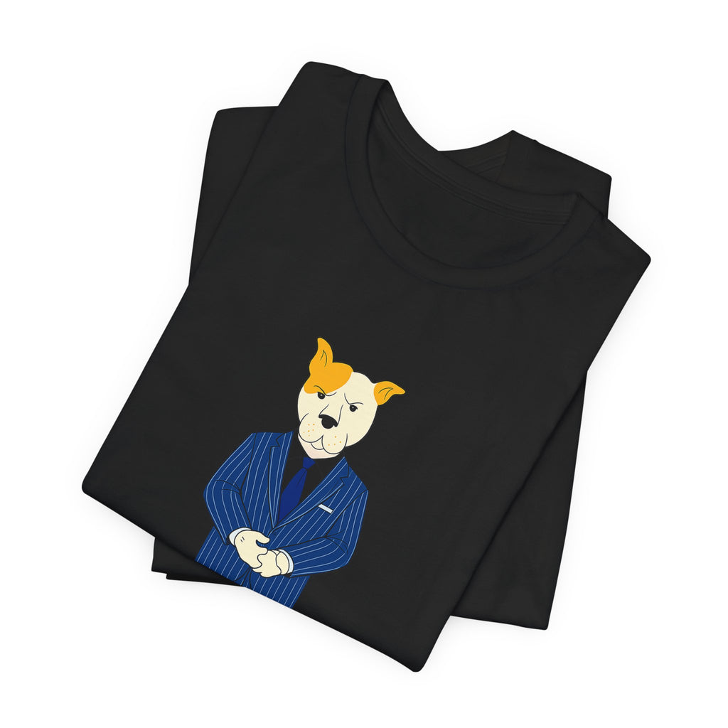 Sneakydog Inc. CEO Suit Graphic — Vintage Short Sleeve T-Shirt