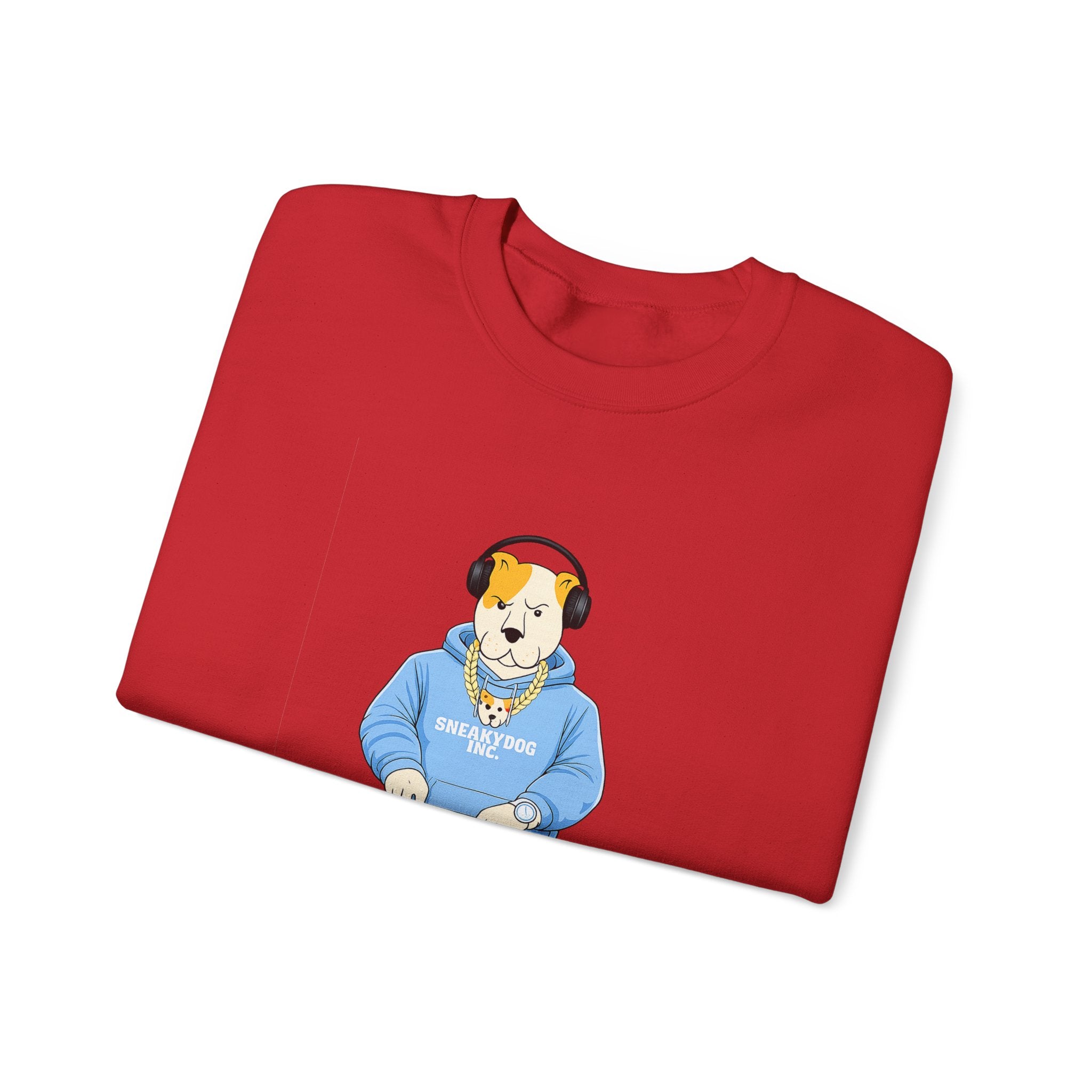 Sneakydog Inc. DJ Graphic Crewneck Sweatshirt – Vintage Graphic
