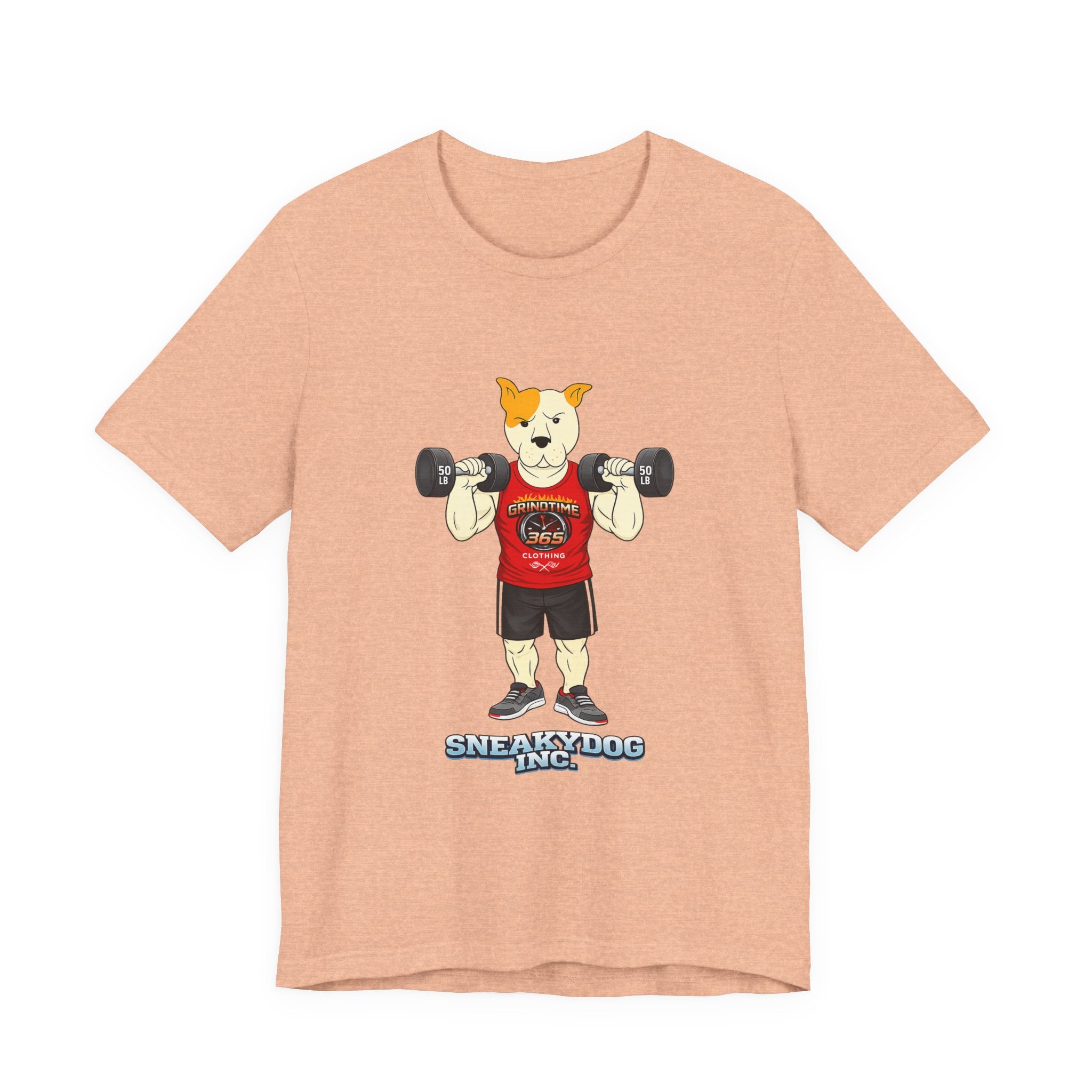 Sneakydog Inc. Workout Red GT365 Graphic — Vintage Short Sleeve T-Shirt