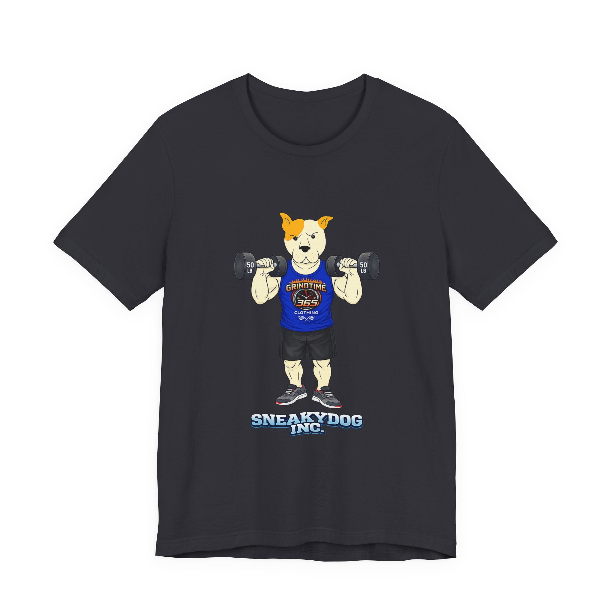 Sneakydog Inc. Workout Blue GT365 Graphic — Vintage Short Sleeve T-Shirt