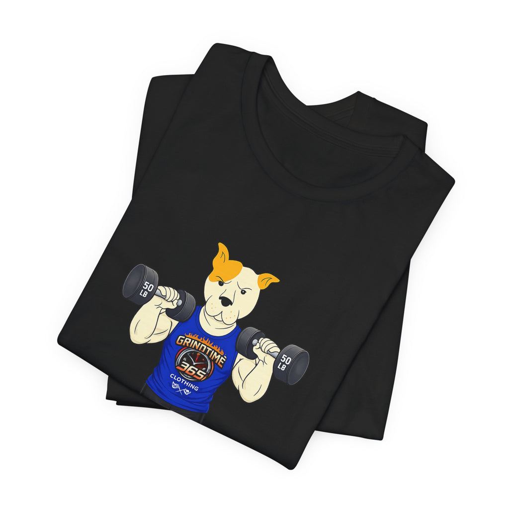 Sneakydog Inc. Workout Blue GT365 Graphic — Vintage Short Sleeve T-Shirt