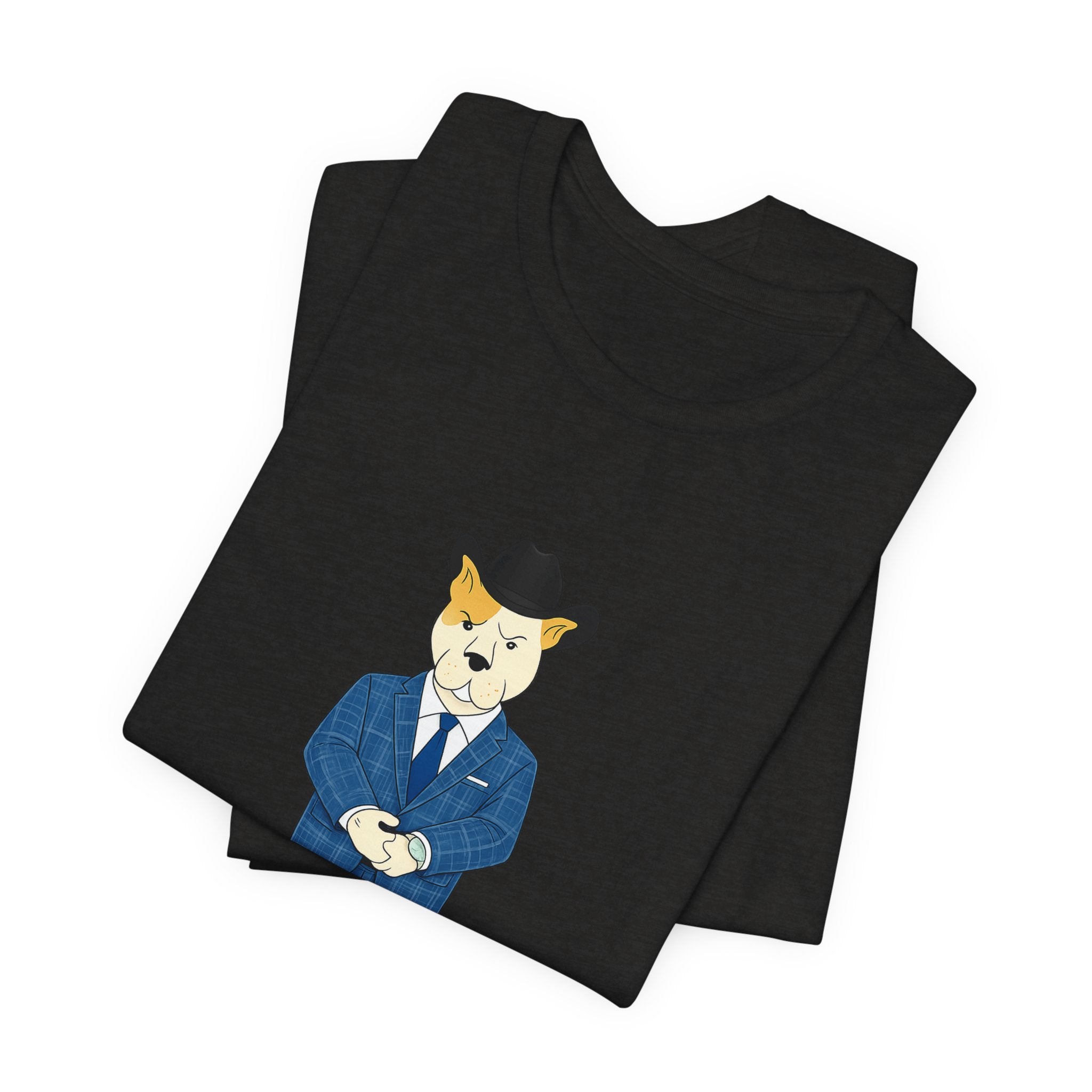 Sneakydog Inc. Cowboy Suit Graphic — Vintage Short Sleeve T-Shirt