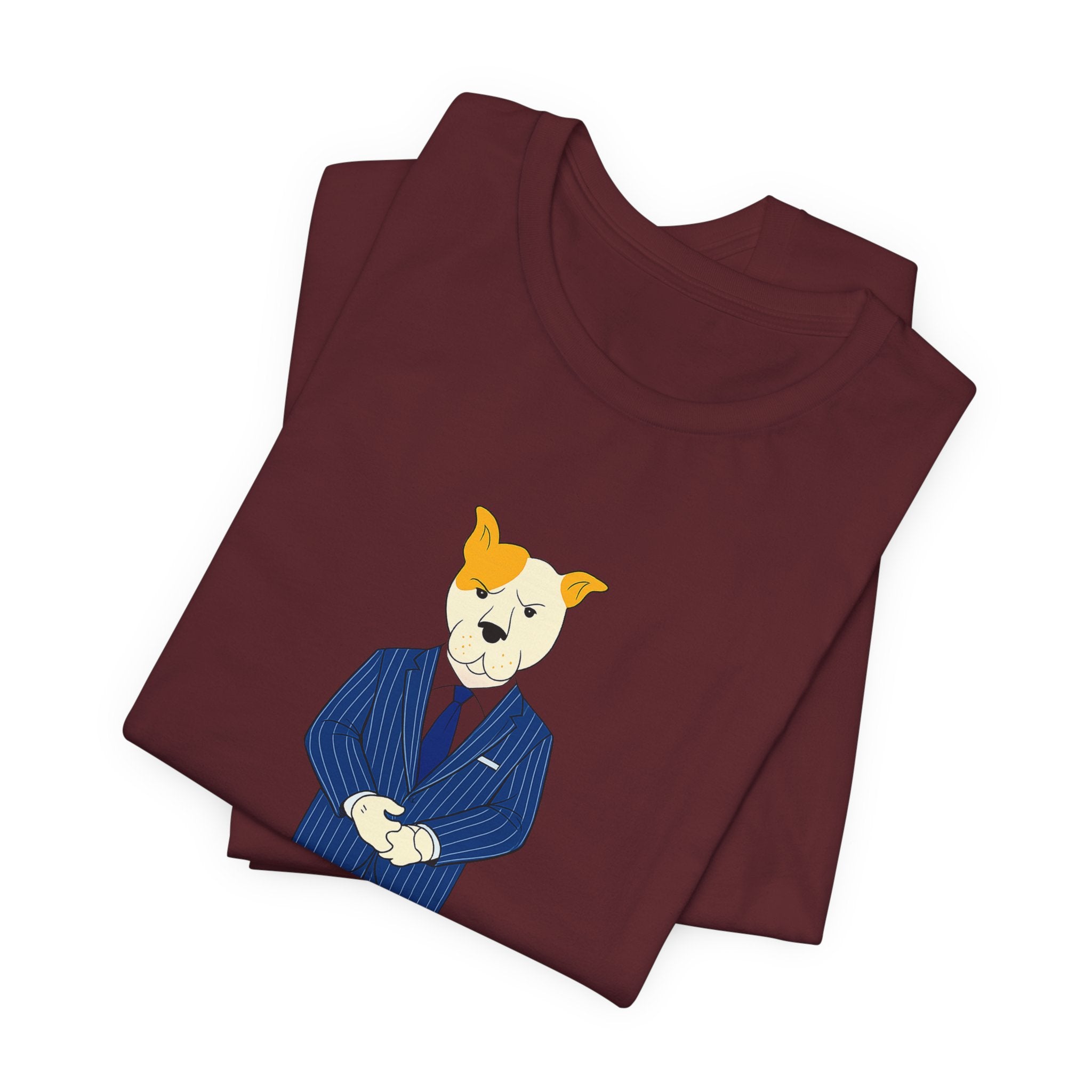 Sneakydog Inc. CEO Suit Graphic — Vintage Short Sleeve T-Shirt