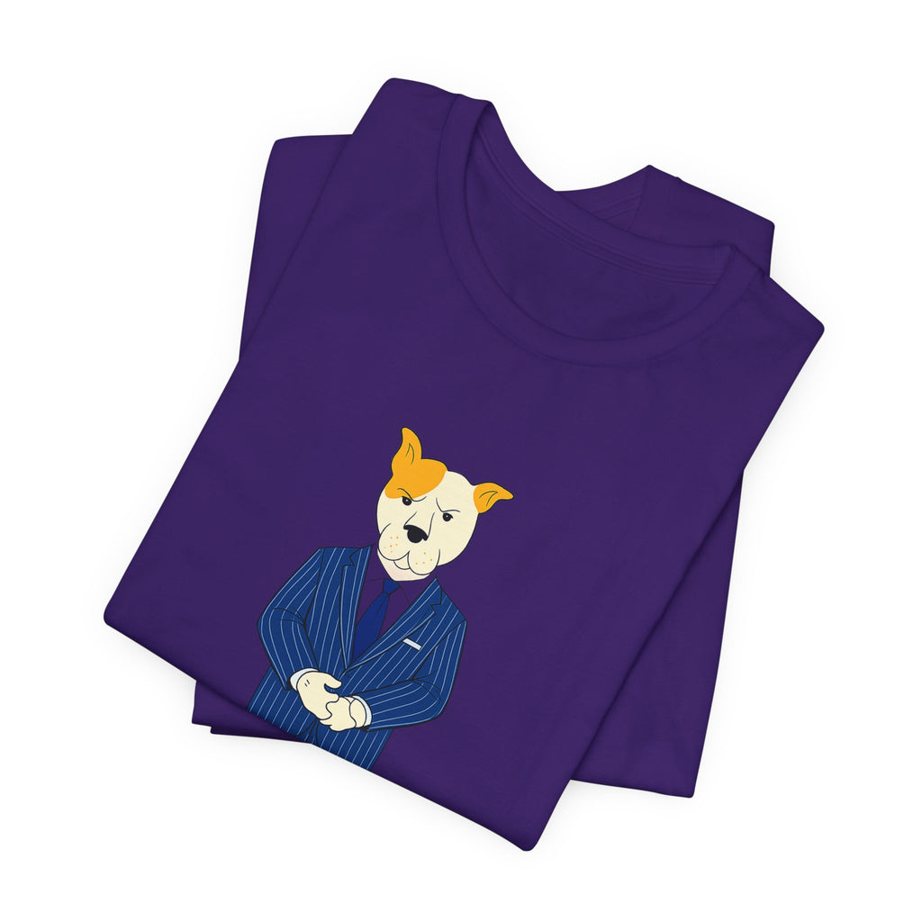Sneakydog Inc. CEO Suit Graphic — Vintage Short Sleeve T-Shirt