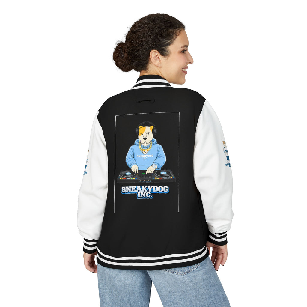 Sneakydog Inc. DJ Letterman Jacket —  Corgi Varsity Jacket