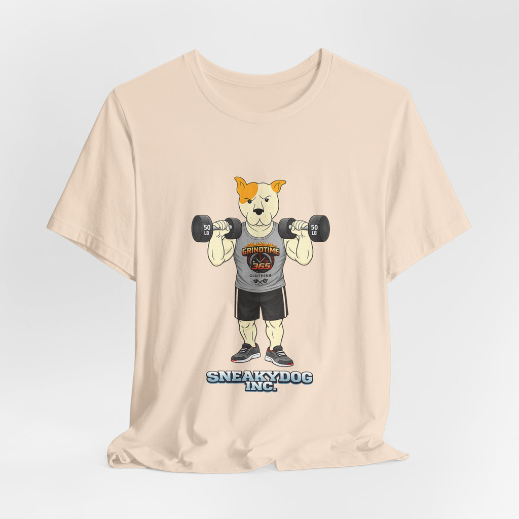 Sneakydog Inc. Workout Grey GT365 Graphic — Vintage Short Sleeve T-Shirt