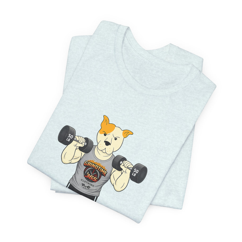 Sneakydog Inc. Workout Grey GT365 Graphic — Vintage Short Sleeve T-Shirt