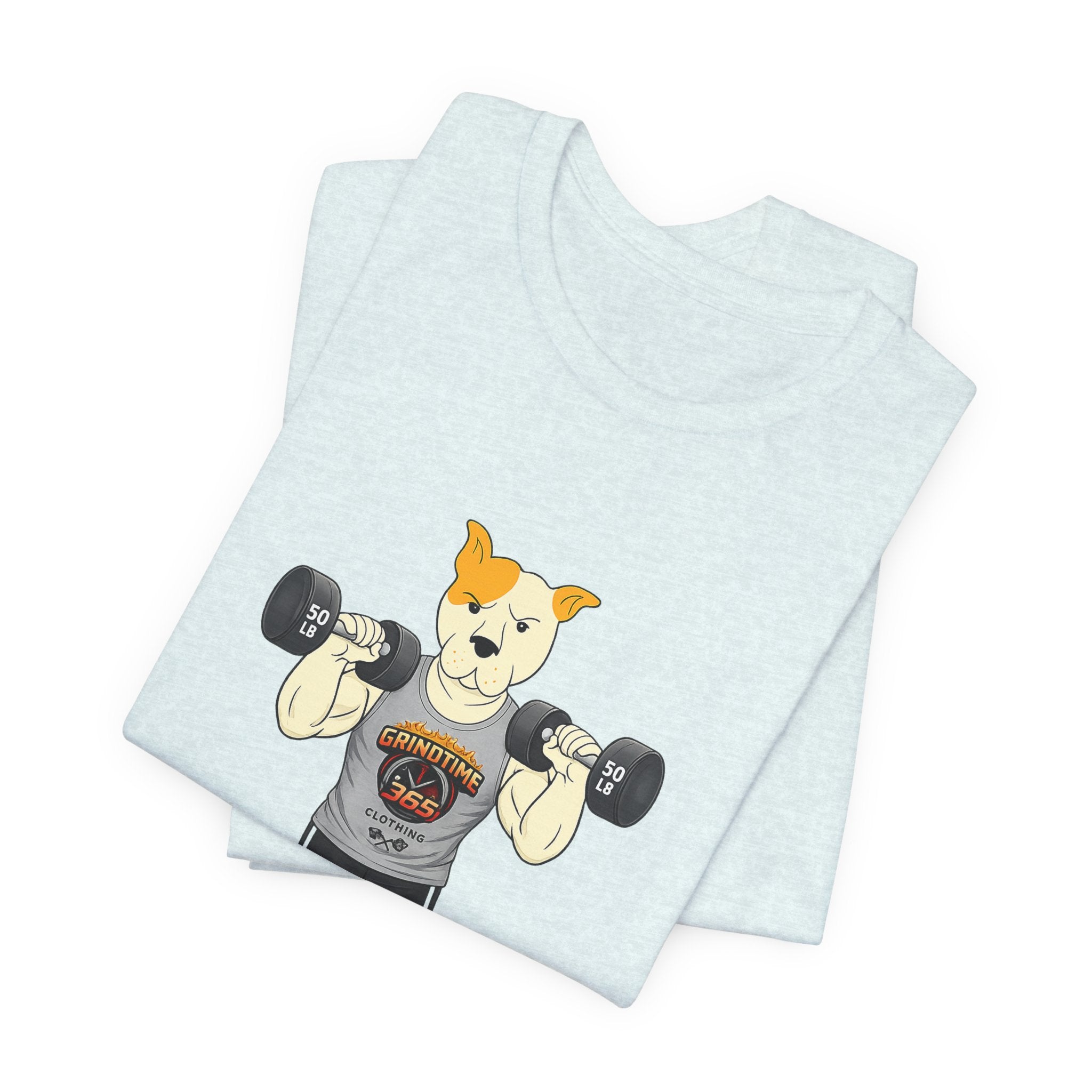 Sneakydog Inc. Workout Grey GT365 Graphic — Vintage Short Sleeve T-Shirt