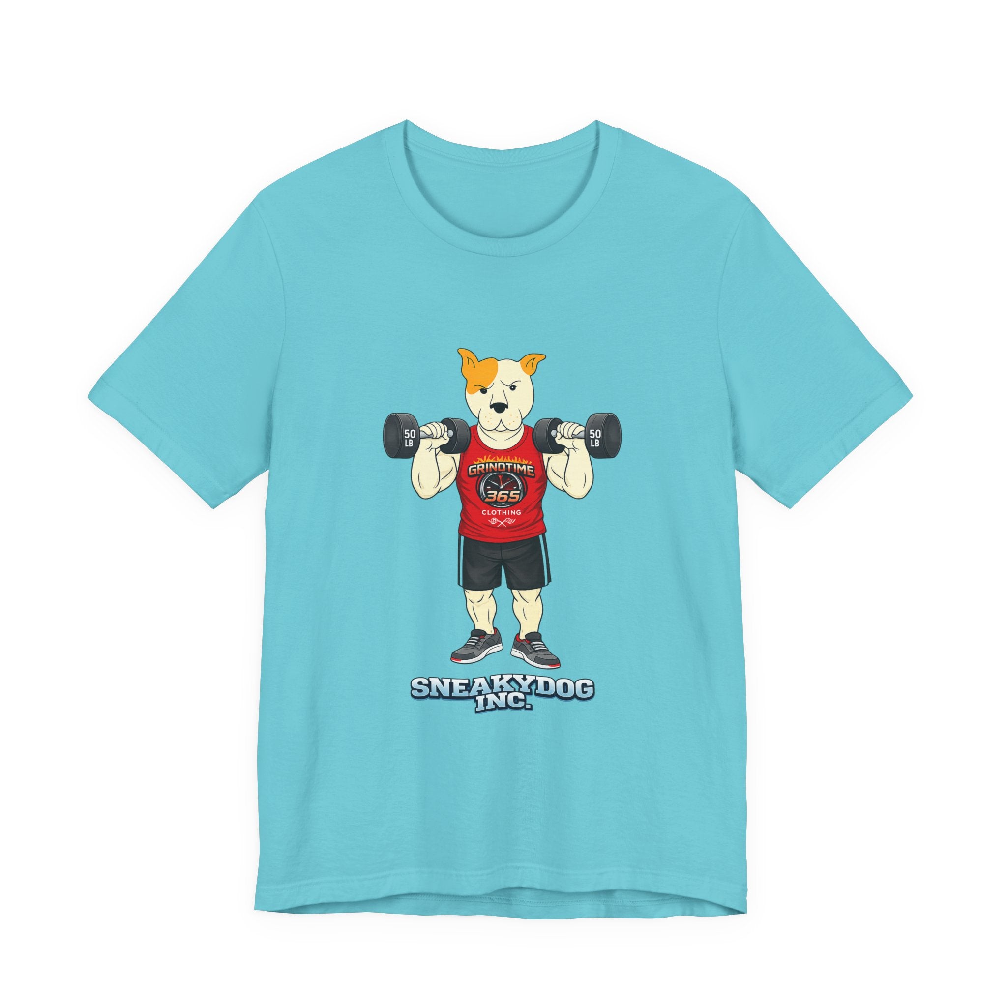 Sneakydog Inc. Workout Red GT365 Graphic — Vintage Short Sleeve T-Shirt