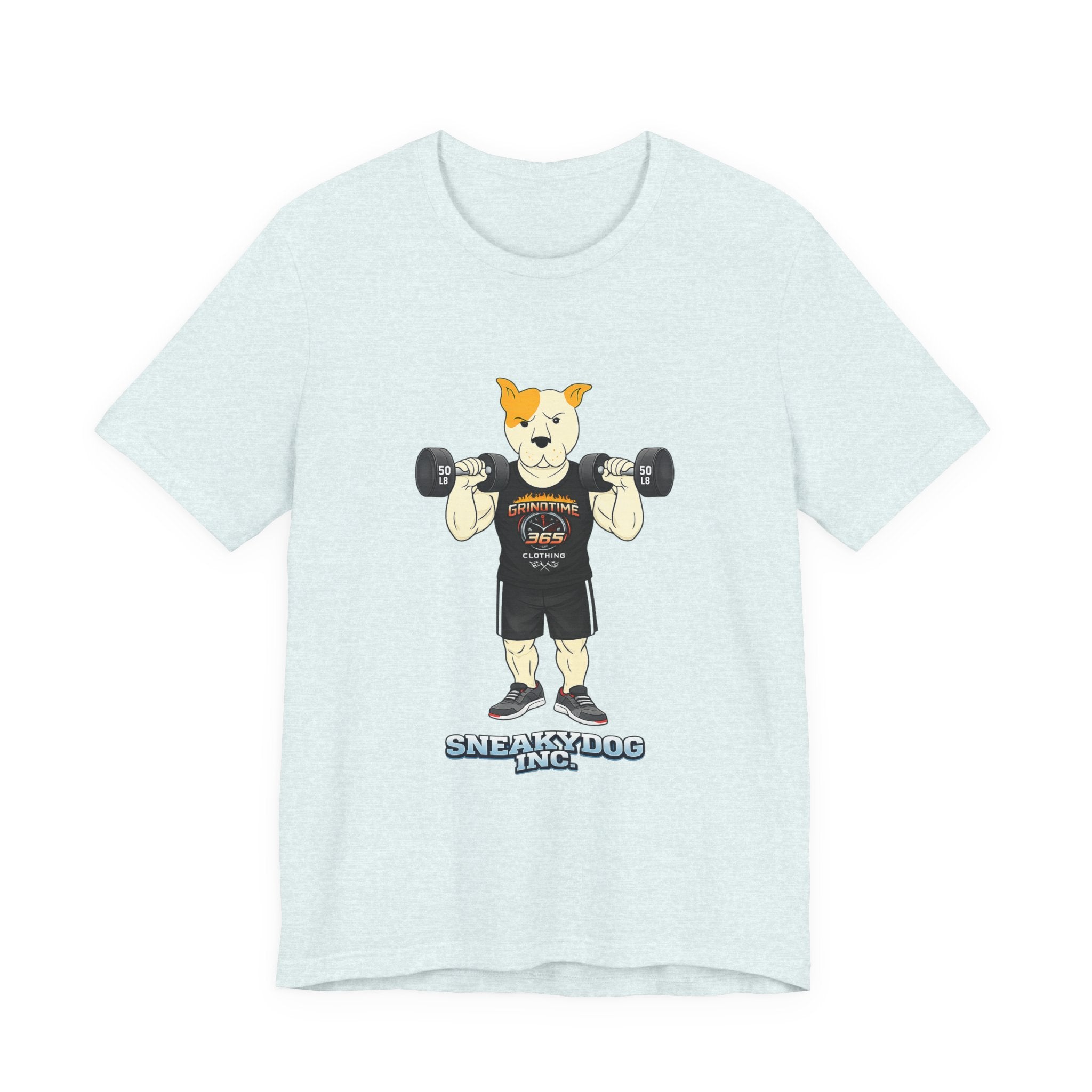 Sneakydog Inc. Workout Black GT365 Graphic — Vintage Short Sleeve T-Shirt