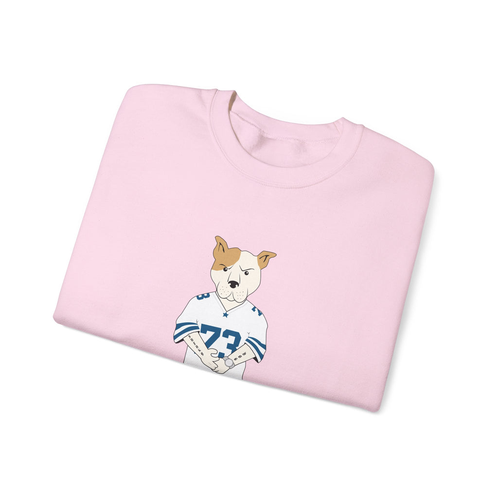 Sneakydog Inc. Football Jersey Crewneck Sweatshirt – Vintage Graphic