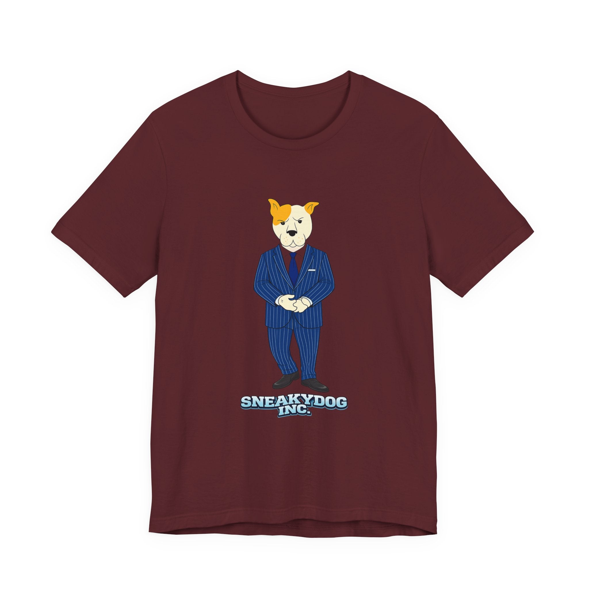 Sneakydog Inc. CEO Suit Graphic — Vintage Short Sleeve T-Shirt