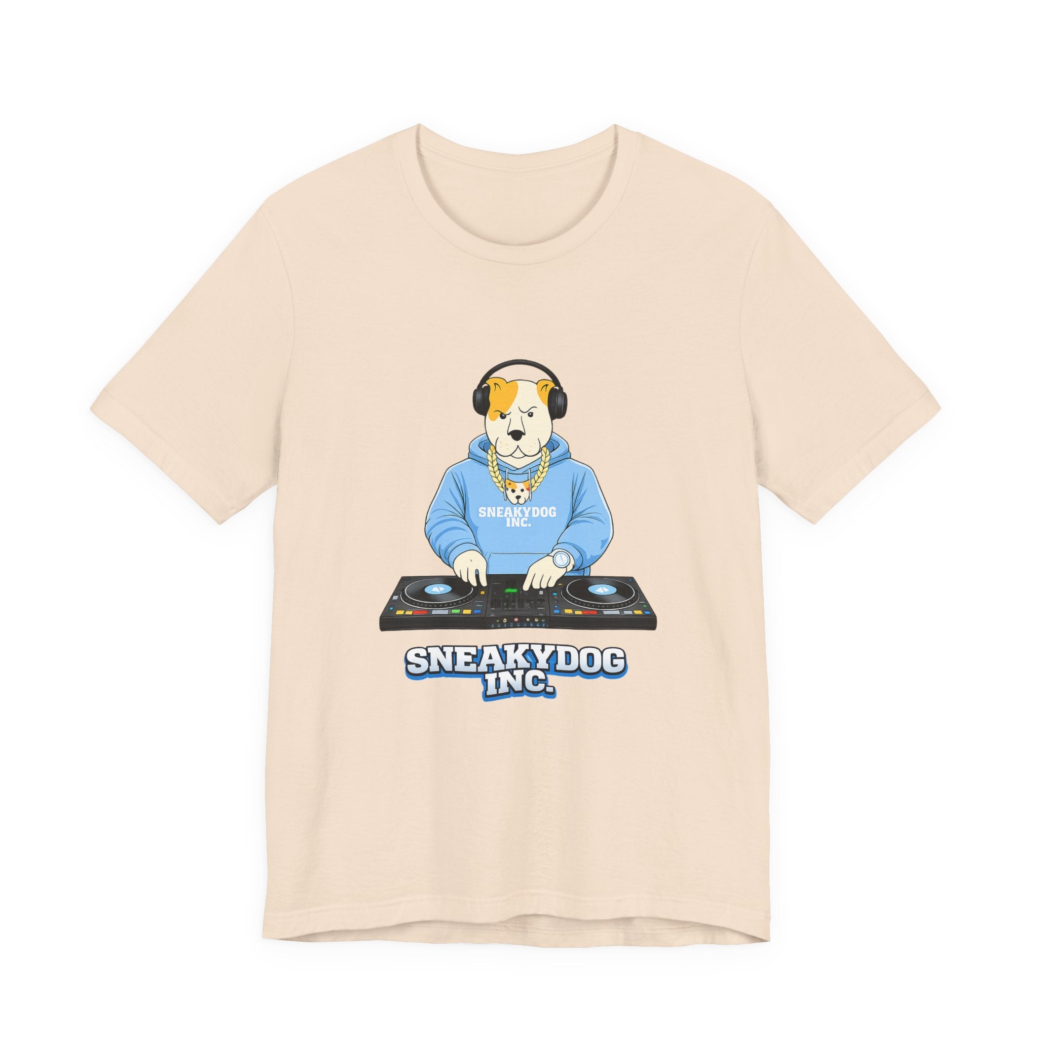 Sneakydog Inc. DJ Graphic — Vintage Short Sleeve T-Shirt