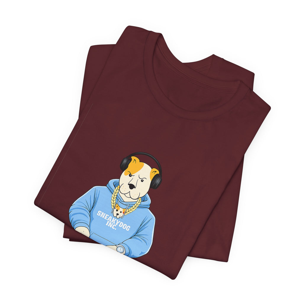 Sneakydog Inc. DJ Graphic — Vintage Short Sleeve T-Shirt