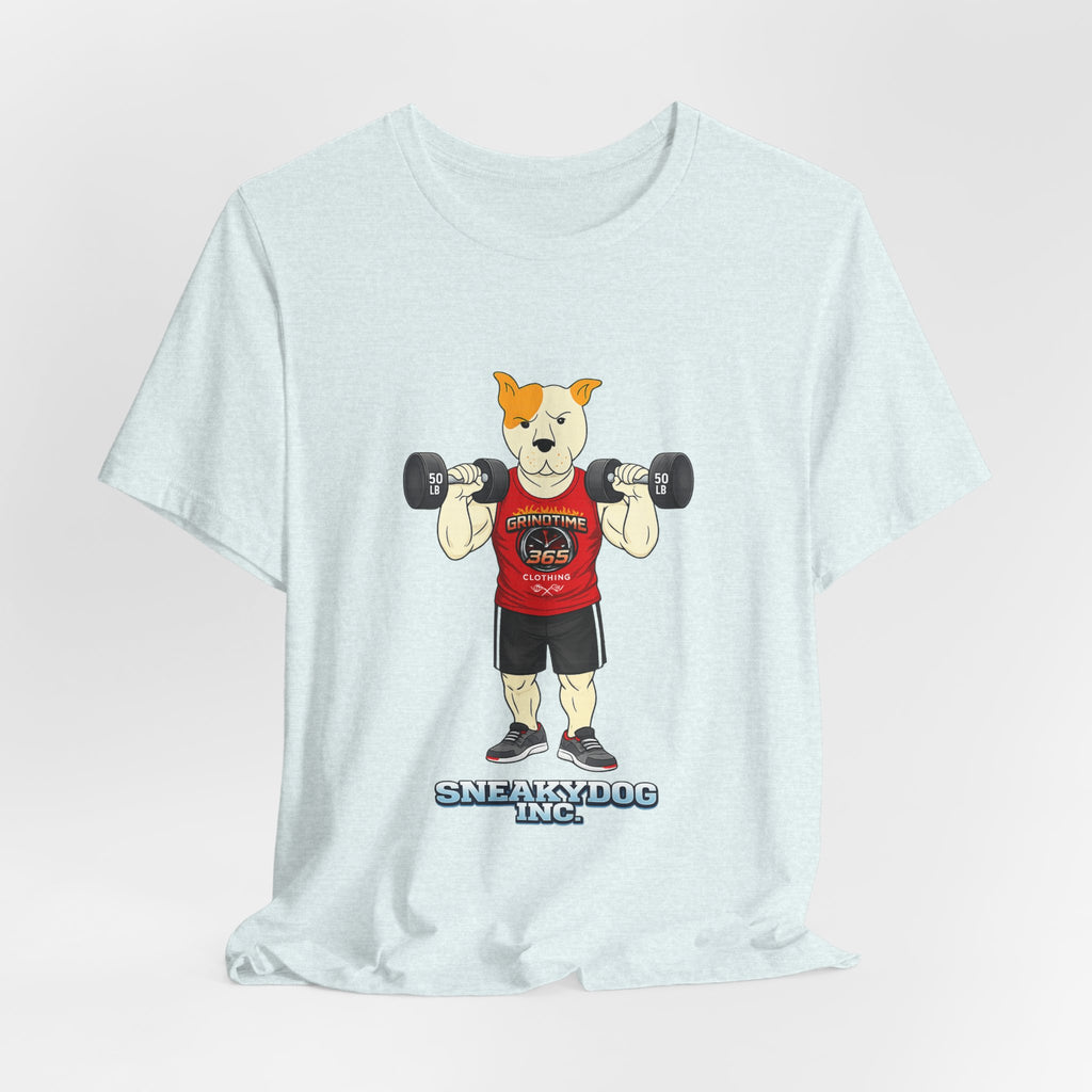 Sneakydog Inc. Workout Red GT365 Graphic — Vintage Short Sleeve T-Shirt