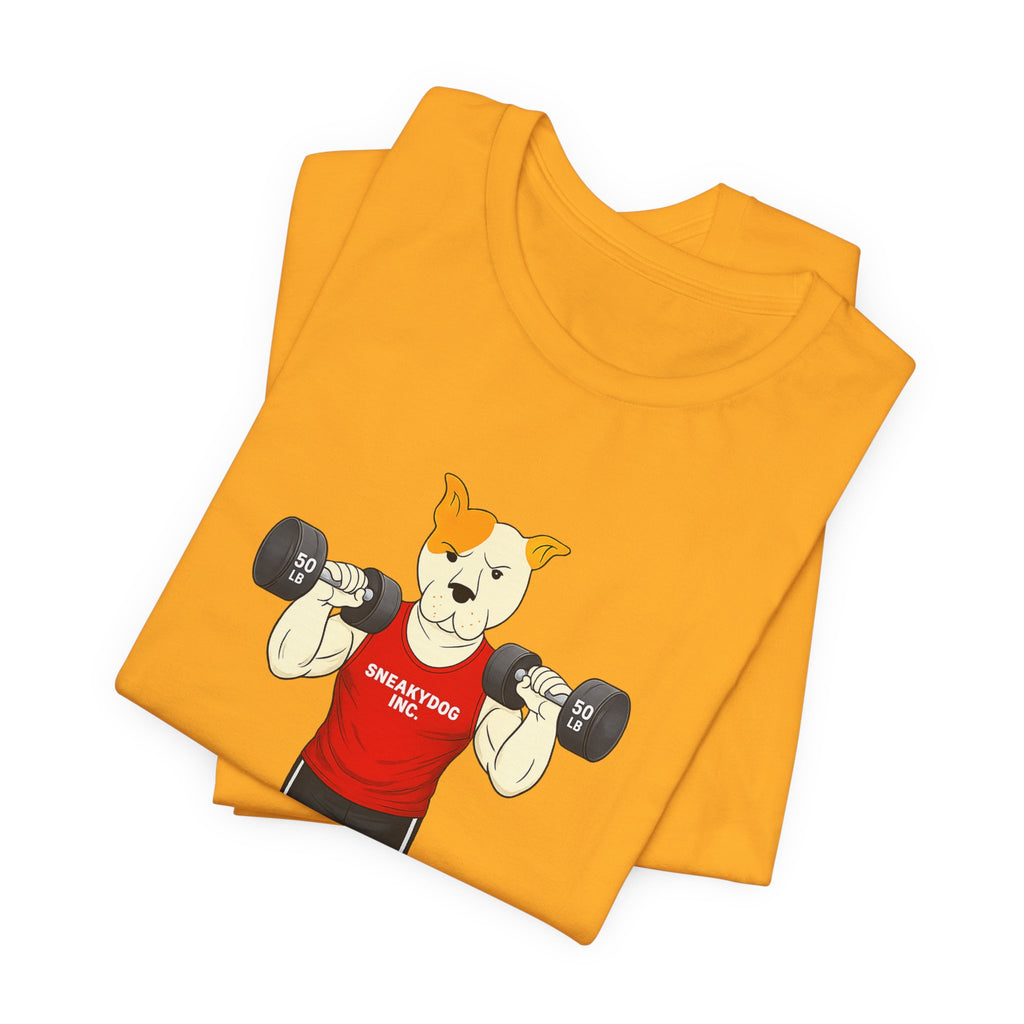 Sneakydog Inc. Workout Red Graphic — Vintage Short Sleeve T-Shirt