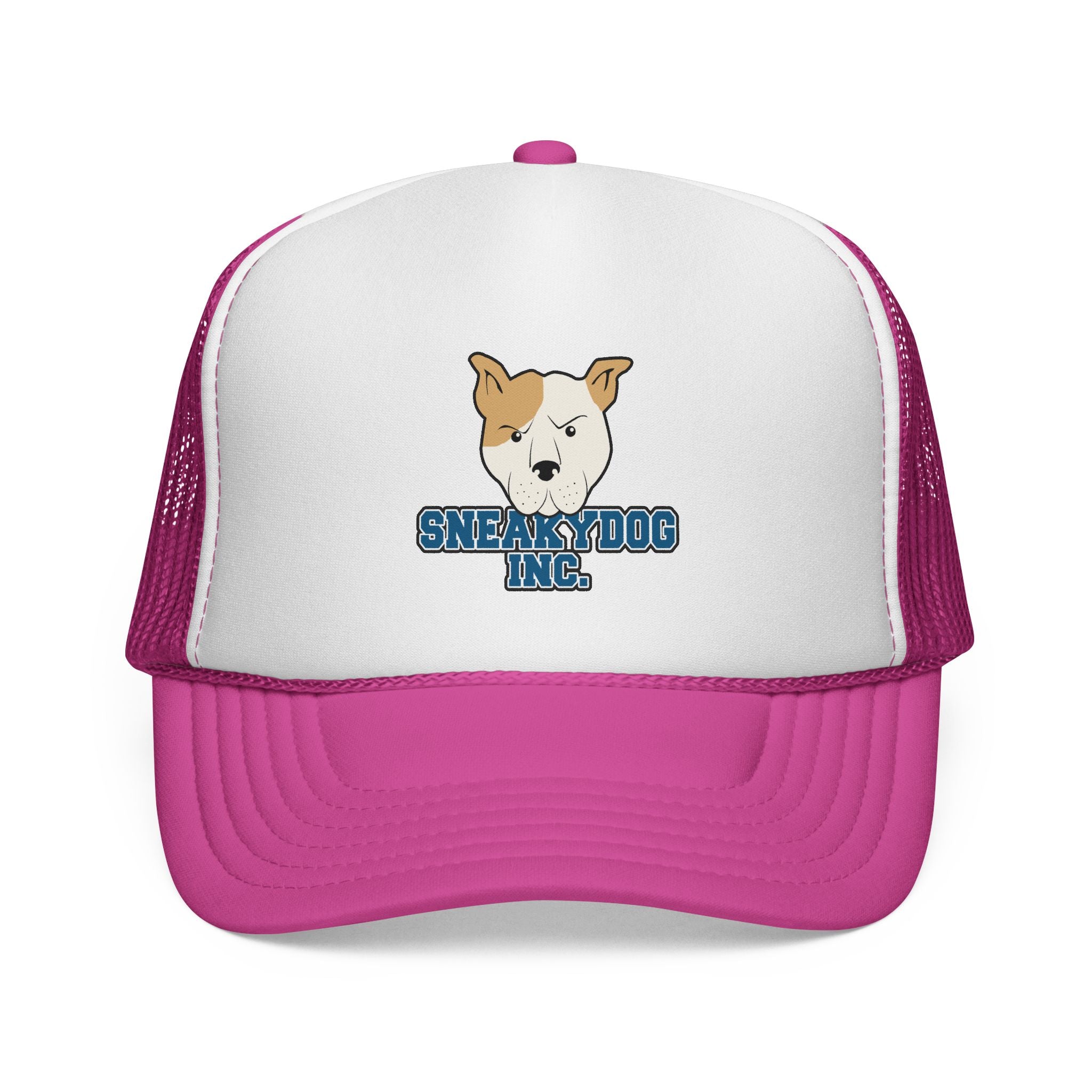 Sneakydog Inc. Trucker Cap — Retro Mesh Hat with Sneakydog Logo