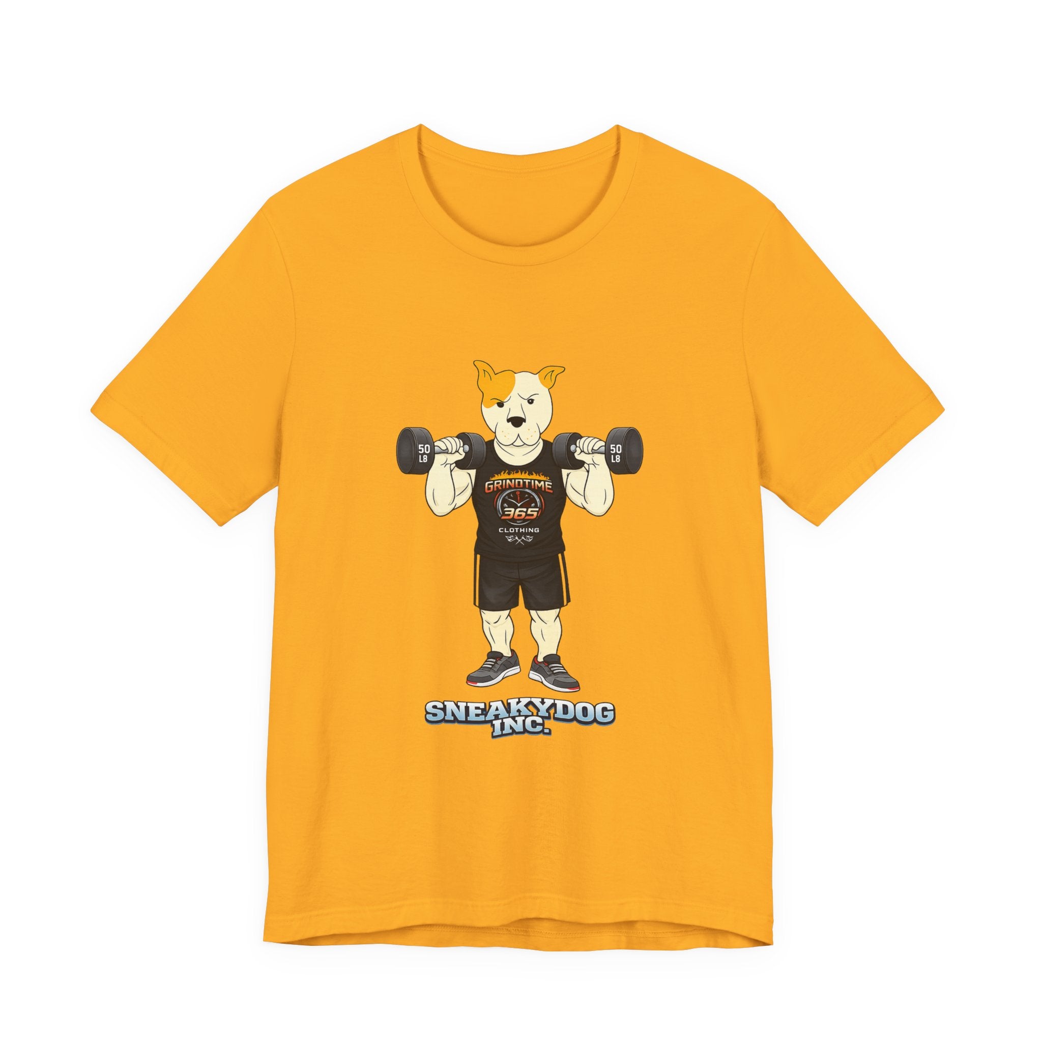 Sneakydog Inc. Workout Black GT365 Graphic — Vintage Short Sleeve T-Shirt