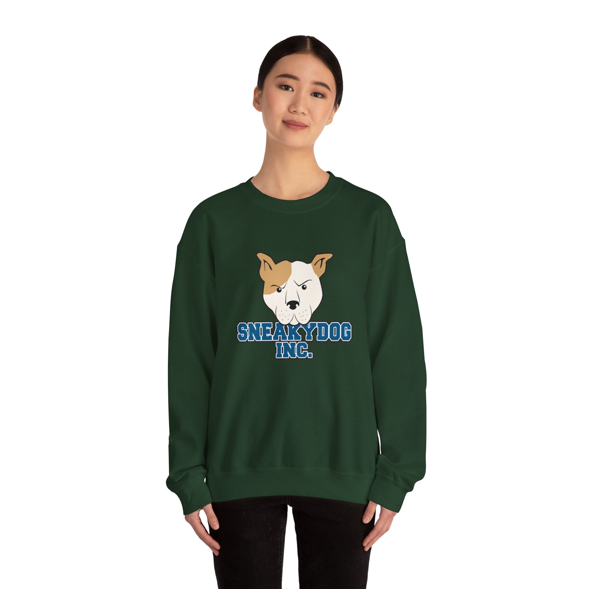 Sneakydog Inc. Main logo Crewneck Sweatshirt – Vintage Athletic Graphic