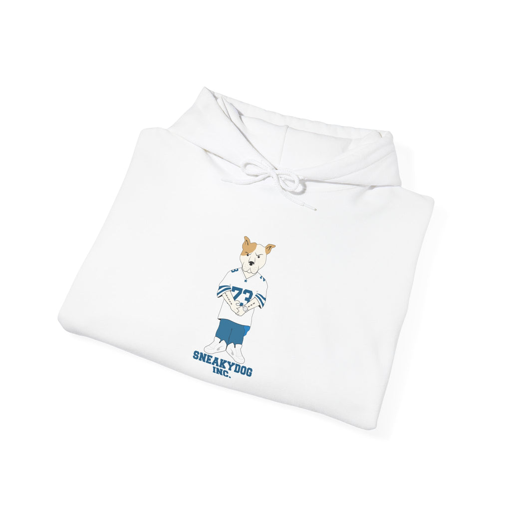 Sneakydog Inc. Football Jersey Graphic - Corgi Crew Hoodie