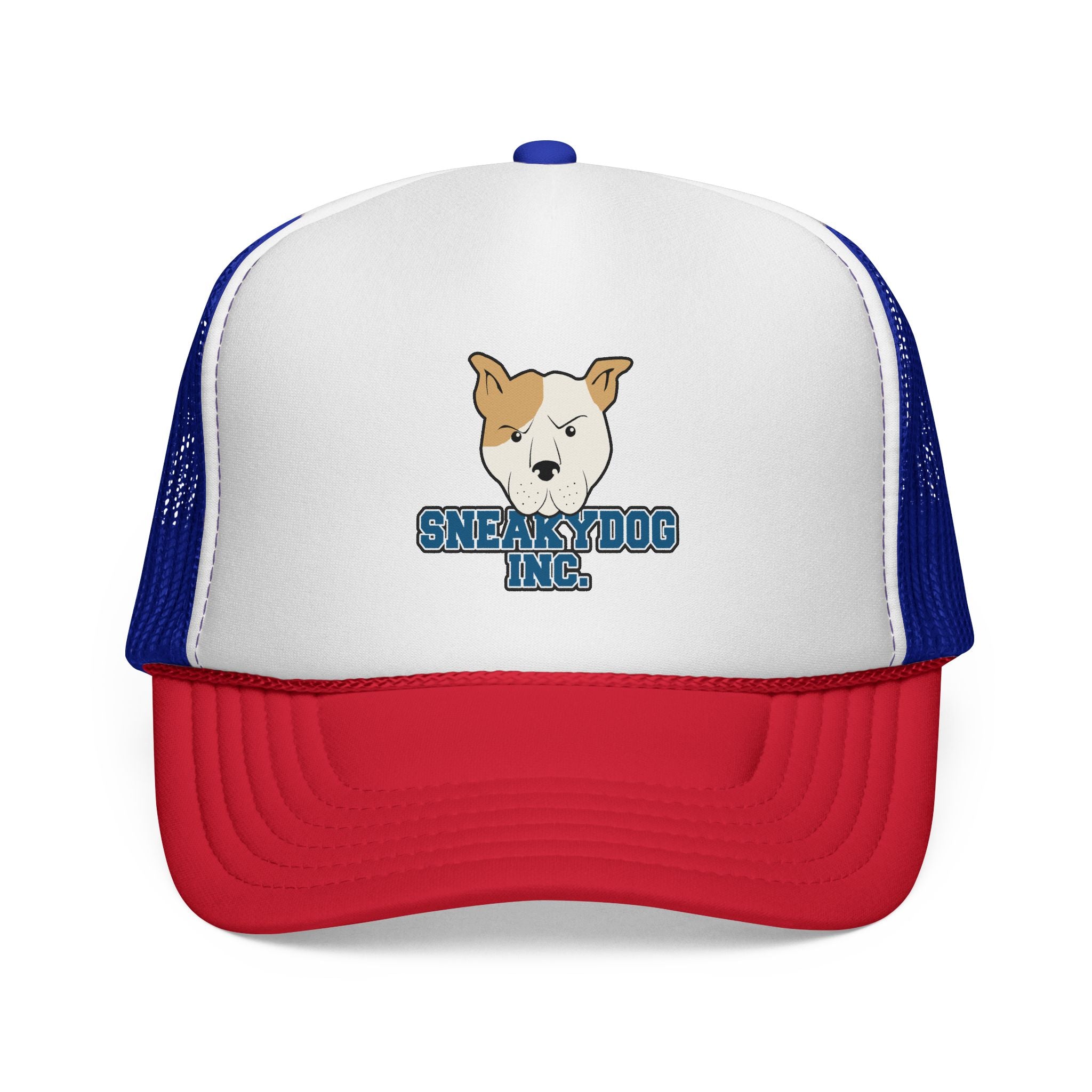 Sneakydog Inc. Trucker Cap — Retro Mesh Hat with Sneakydog Logo