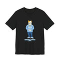 Sneakydog Inc. Carolina Blue Hoodie Graphic Tee — Vintage Short Sleeve T-Shirt