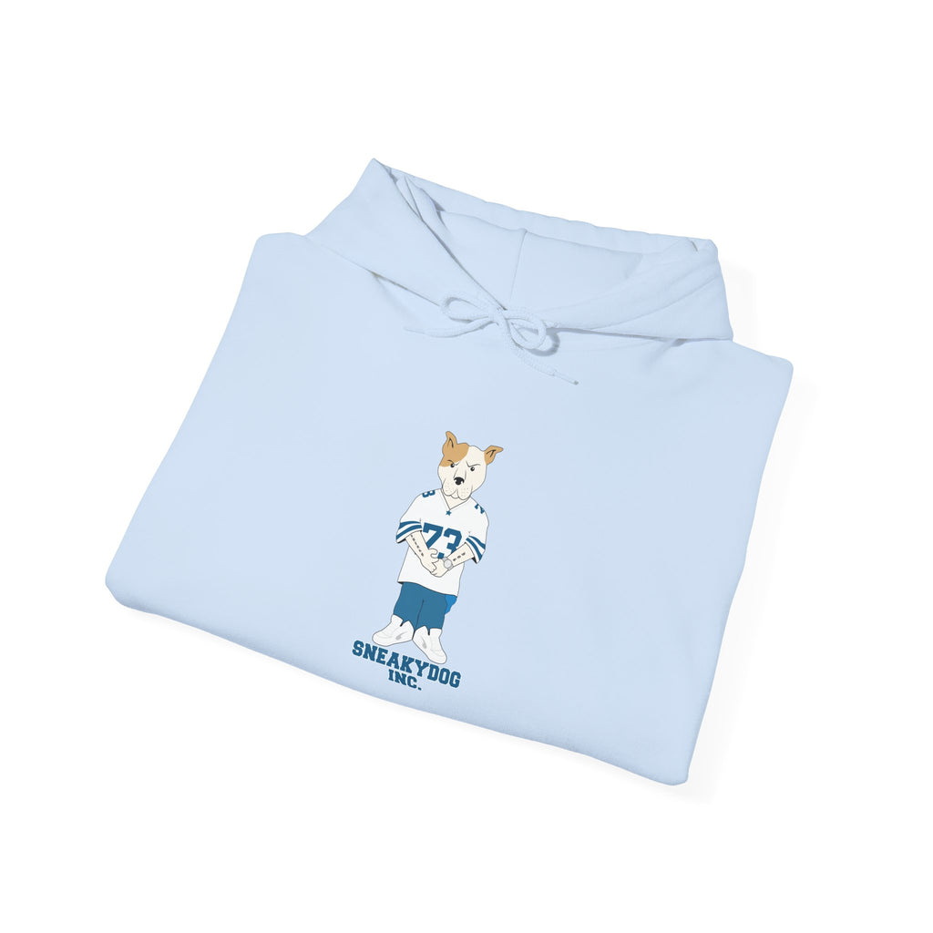 Sneakydog Inc. Football Jersey Graphic - Corgi Crew Hoodie