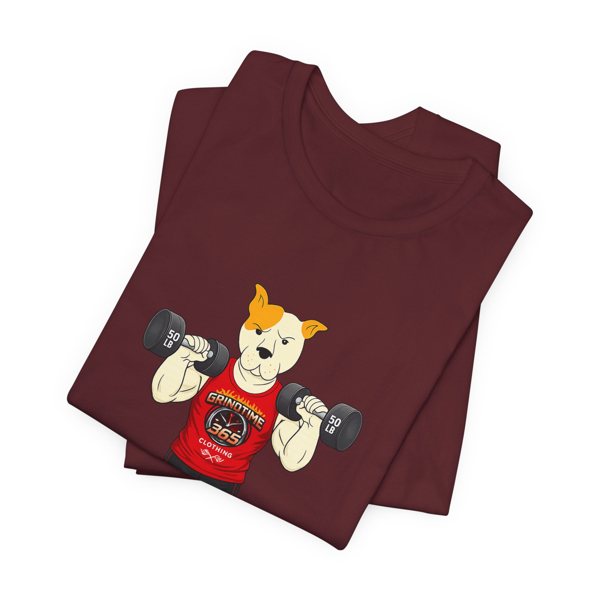 Sneakydog Inc. Workout Red GT365 Graphic — Vintage Short Sleeve T-Shirt