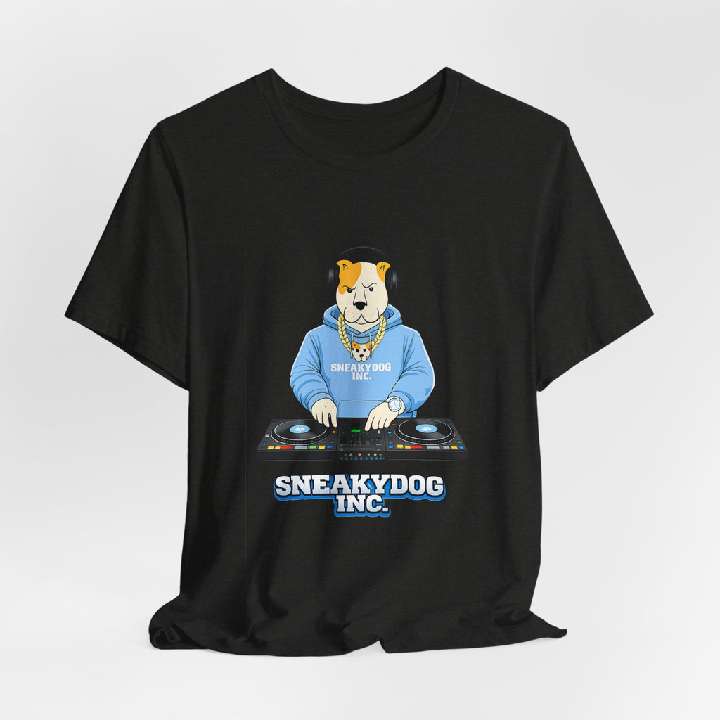 Sneakydog Inc. DJ Graphic — Vintage Short Sleeve T-Shirt