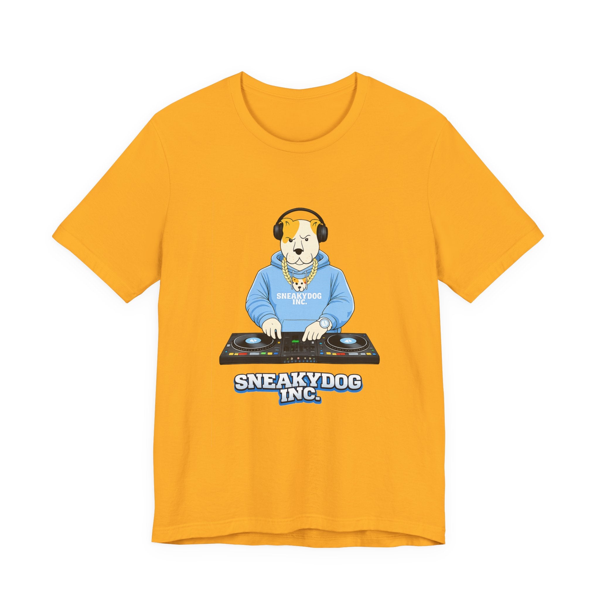 Sneakydog Inc. DJ Graphic — Vintage Short Sleeve T-Shirt