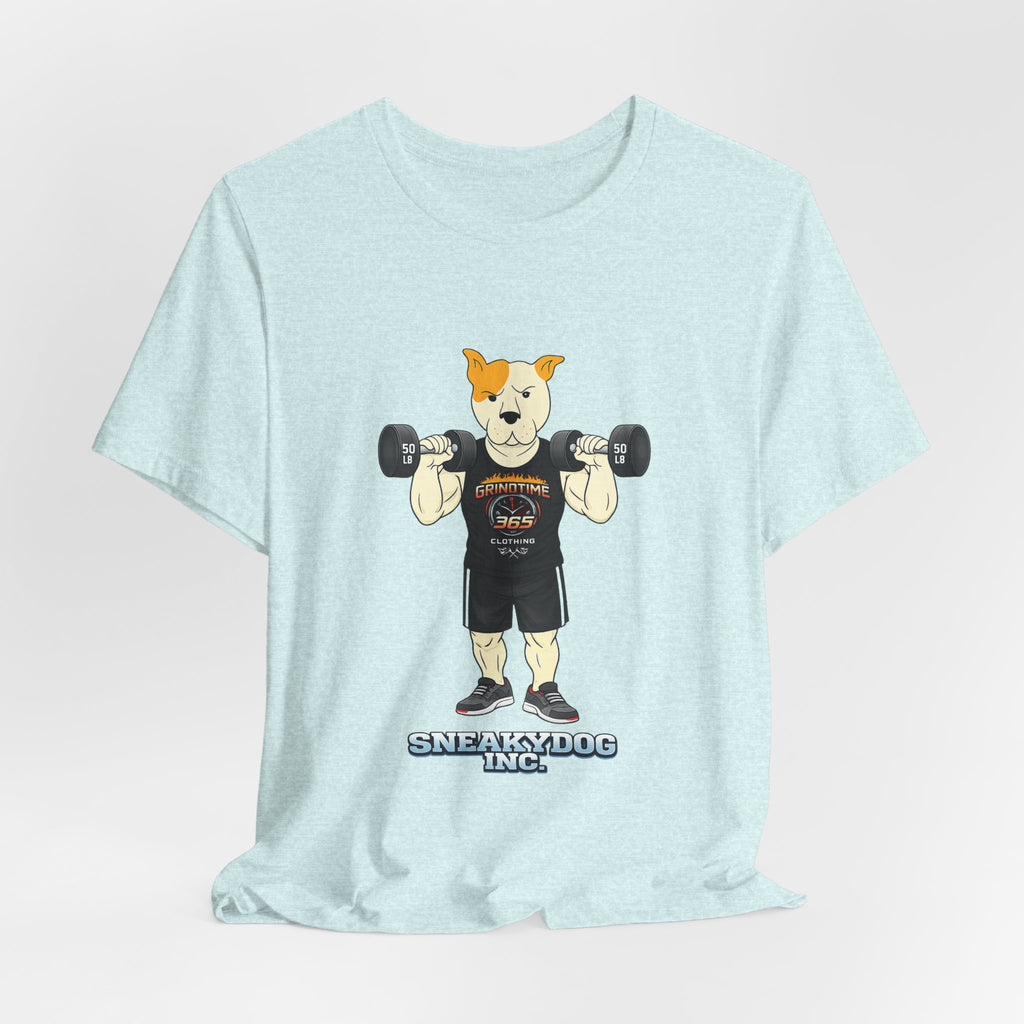 Sneakydog Inc. Workout Black GT365 Graphic — Vintage Short Sleeve T-Shirt