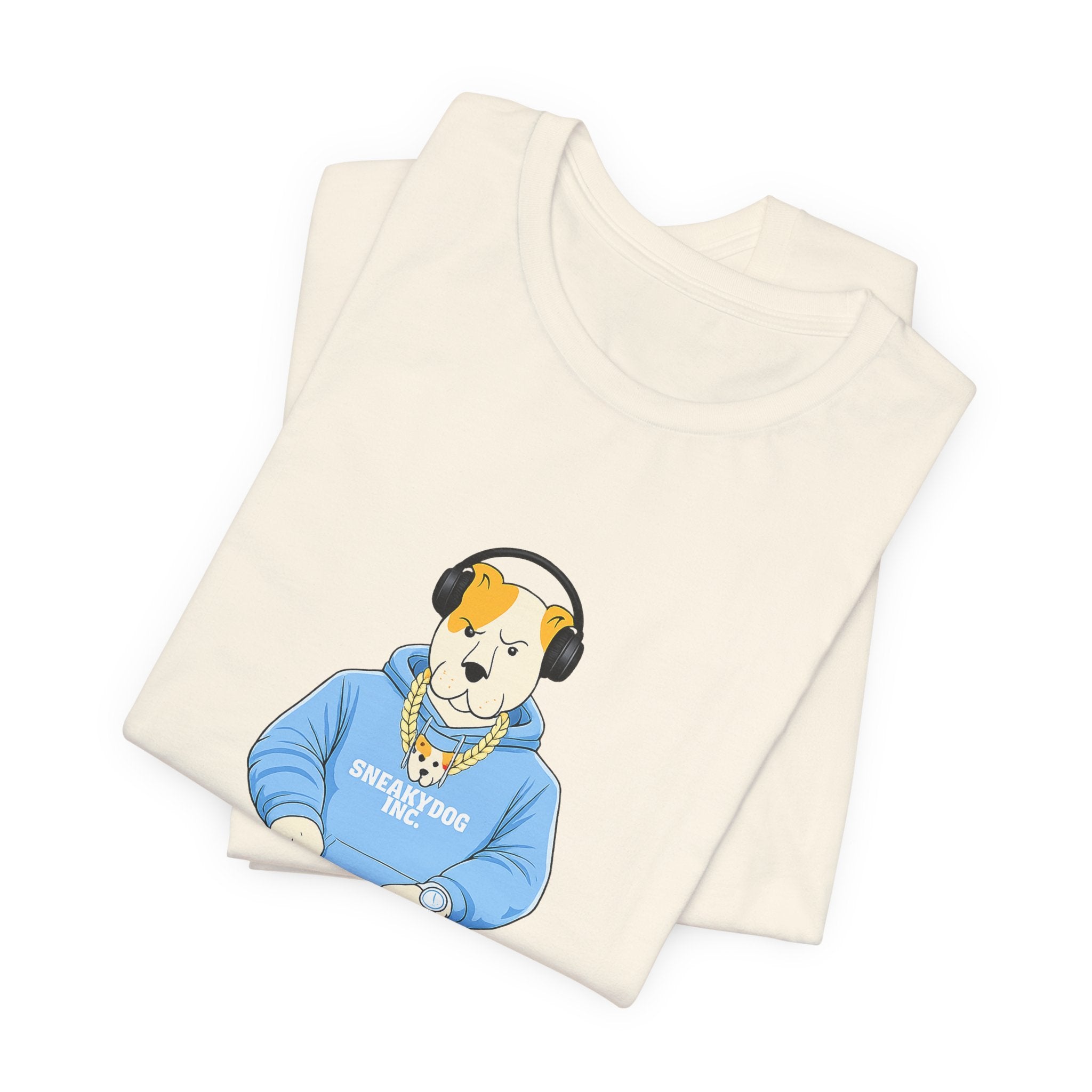 Sneakydog Inc. DJ Graphic — Vintage Short Sleeve T-Shirt