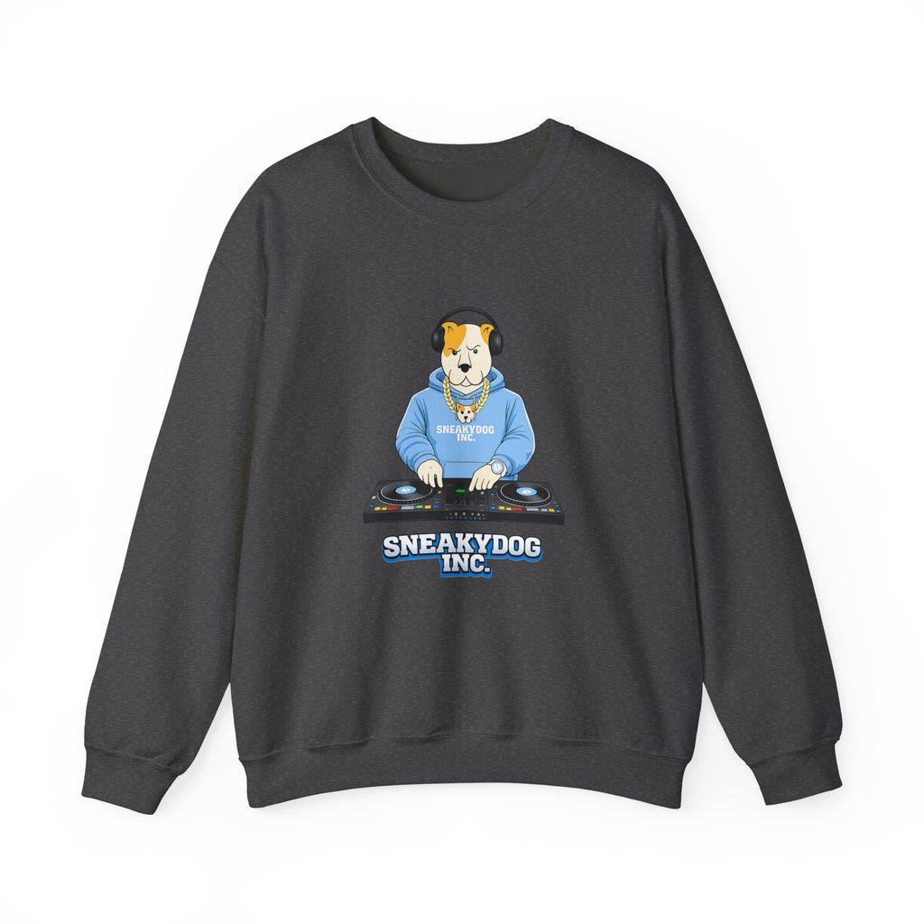 Sneakydog Inc. DJ Graphic Crewneck Sweatshirt – Vintage Graphic