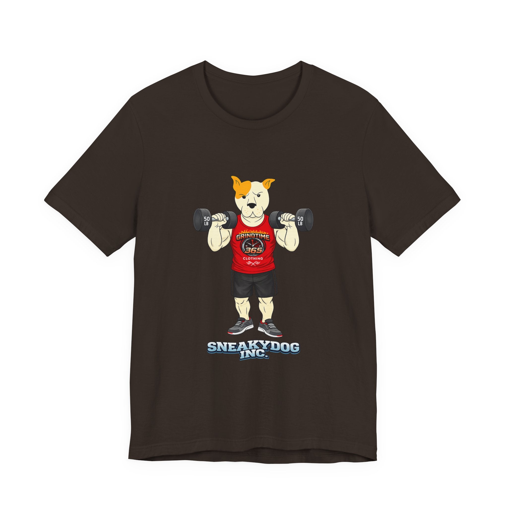 Sneakydog Inc. Workout Red GT365 Graphic — Vintage Short Sleeve T-Shirt