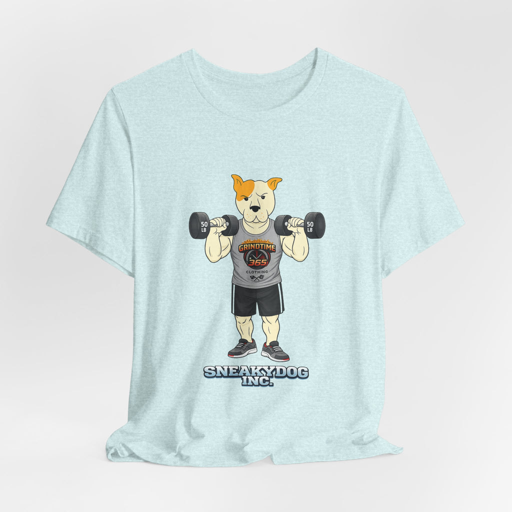 Sneakydog Inc. Workout Grey GT365 Graphic — Vintage Short Sleeve T-Shirt