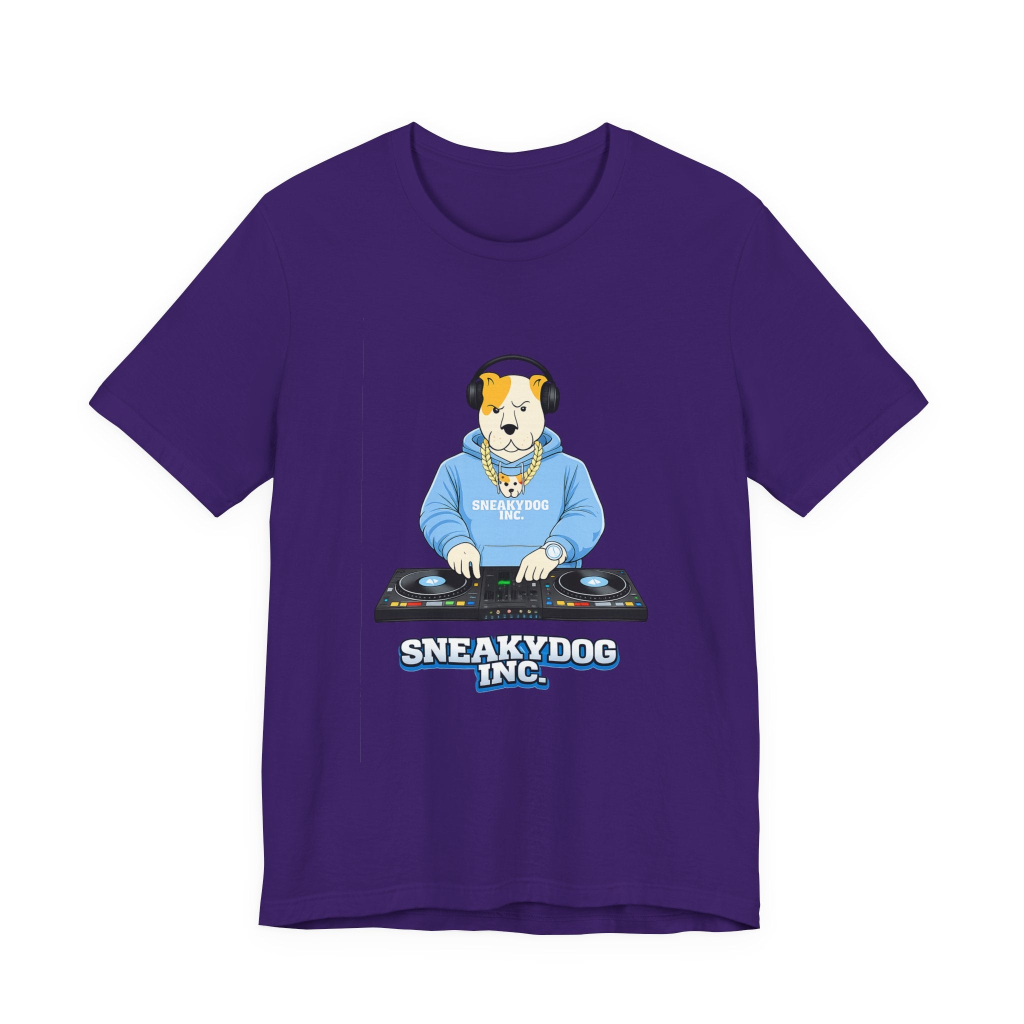 Sneakydog Inc. DJ Graphic — Vintage Short Sleeve T-Shirt