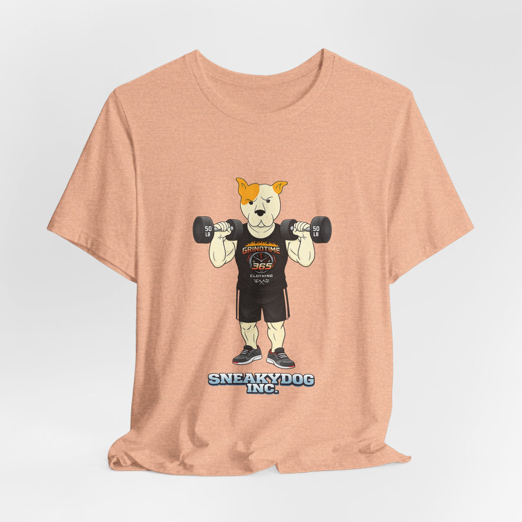 Sneakydog Inc. Workout Black GT365 Graphic — Vintage Short Sleeve T-Shirt