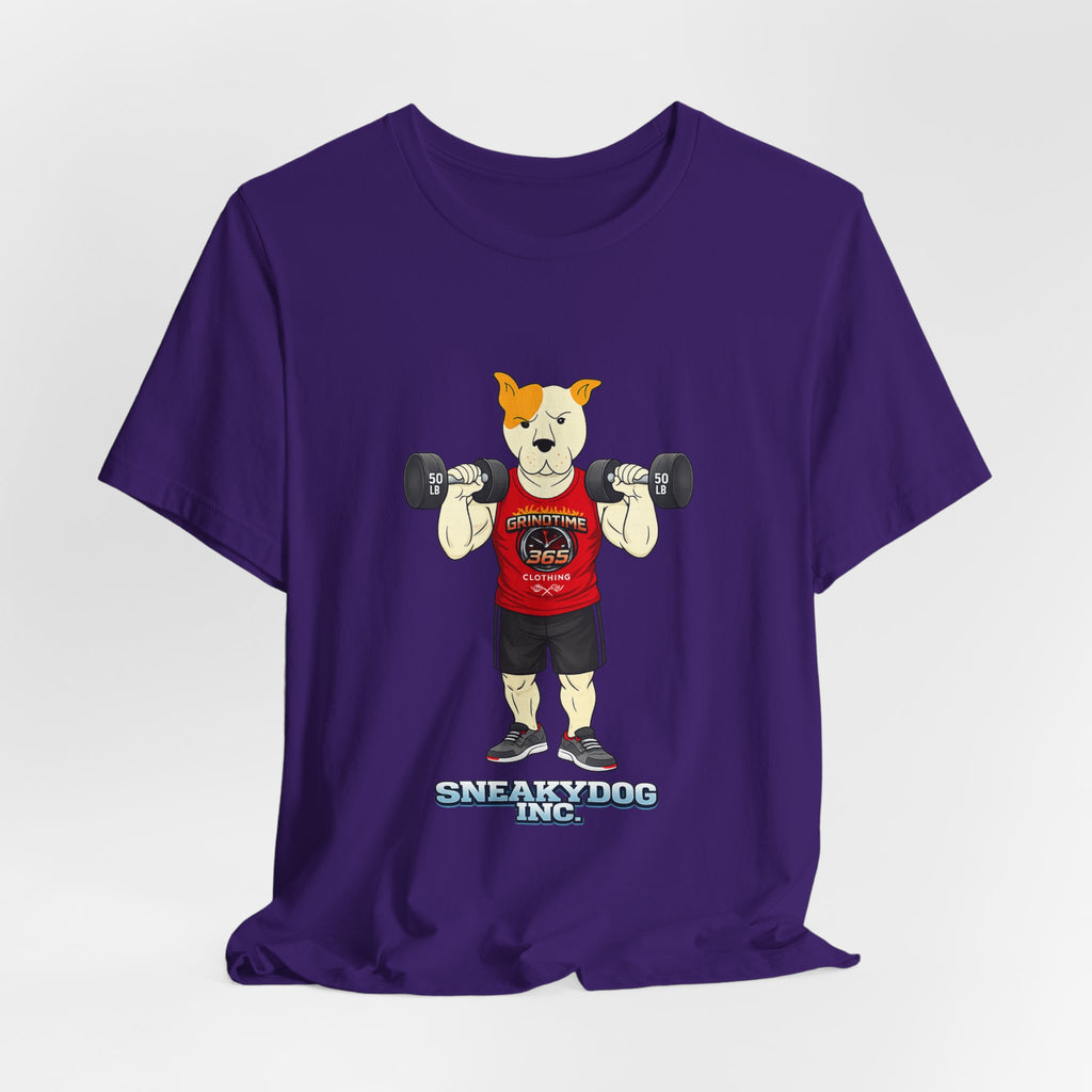 Sneakydog Inc. Workout Red GT365 Graphic — Vintage Short Sleeve T-Shirt